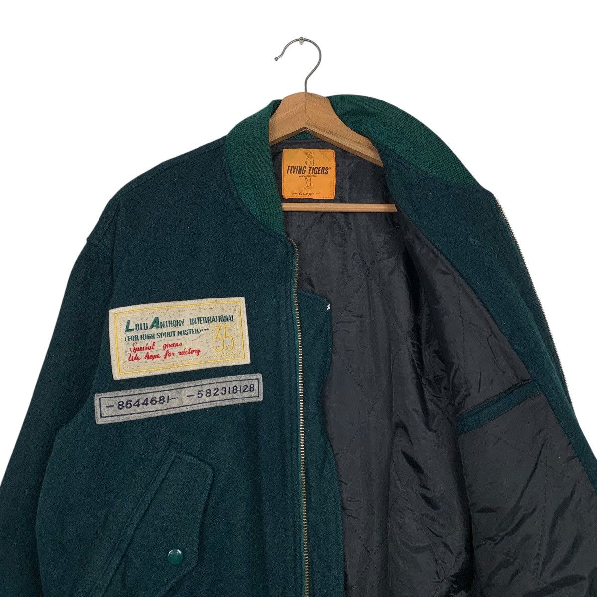Japanese Brand Flying Tigers L.A. House Wool Bomber Size US L / EU 52-54 / 3 - 10 Thumbnail