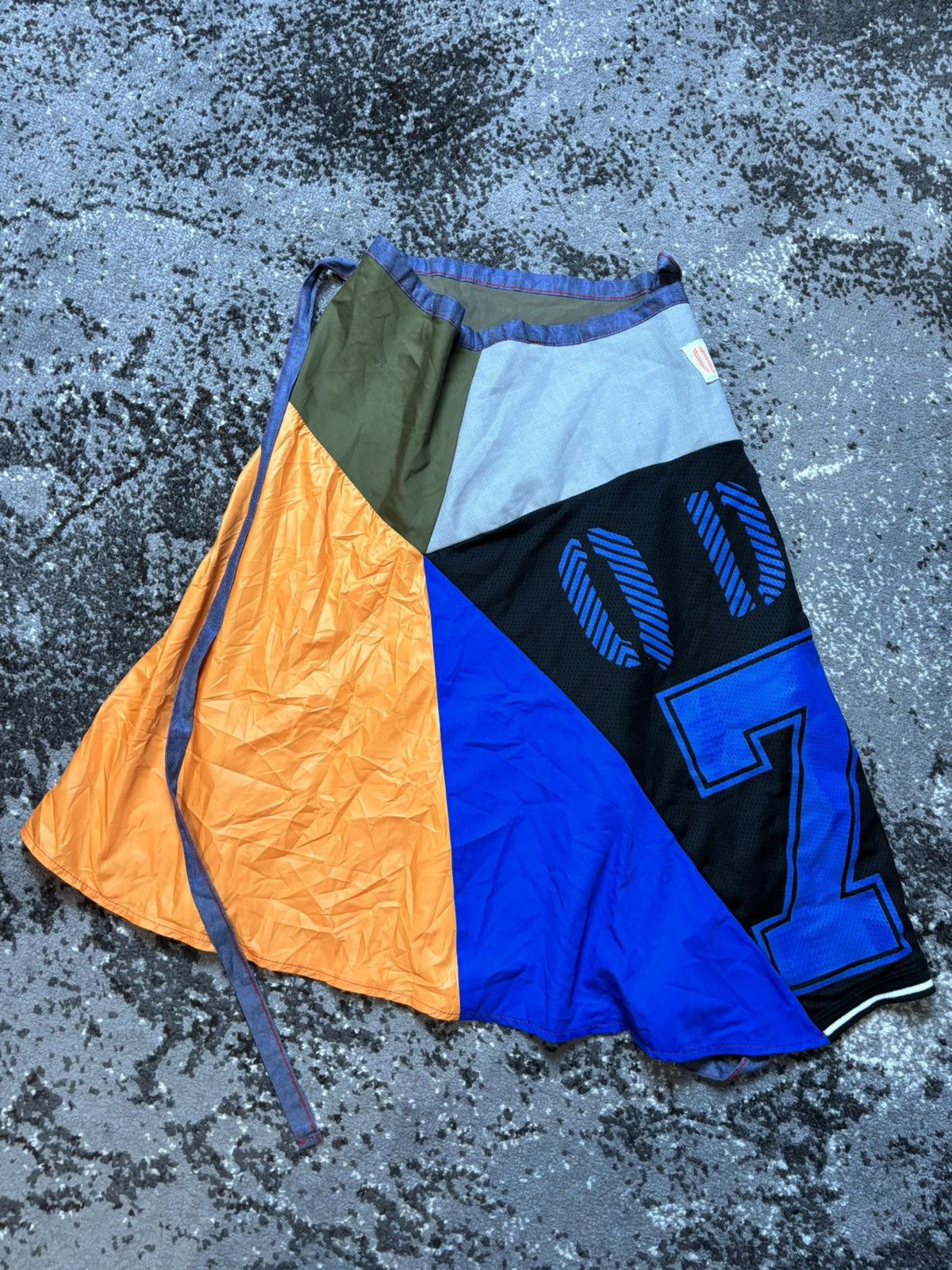Japanese Brand × Vintage Y2k multi printed Design lab japanese brand midi skirt Size 24" / US 00 / IT 34 - 7 Thumbnail