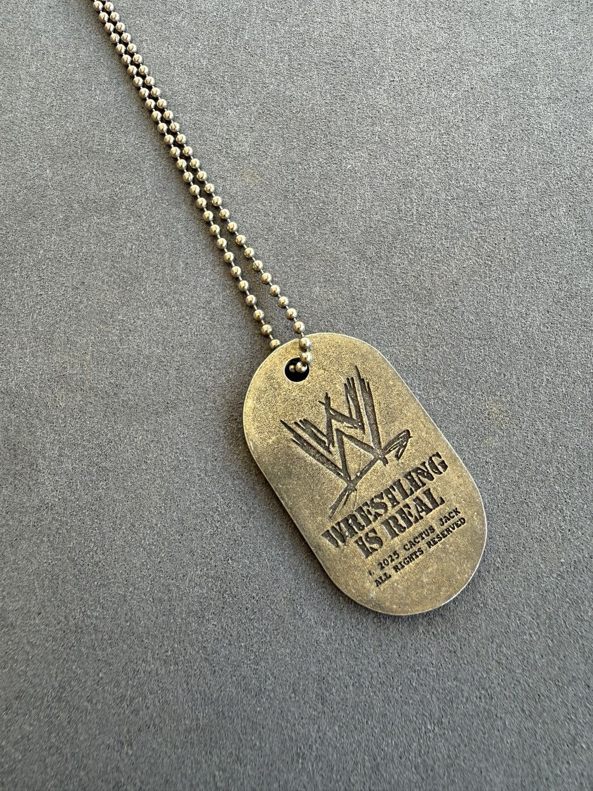 Travis Scott × WWE Travis Scott x WWE Dog Tag Size ONE SIZE - 2 Thumbnail