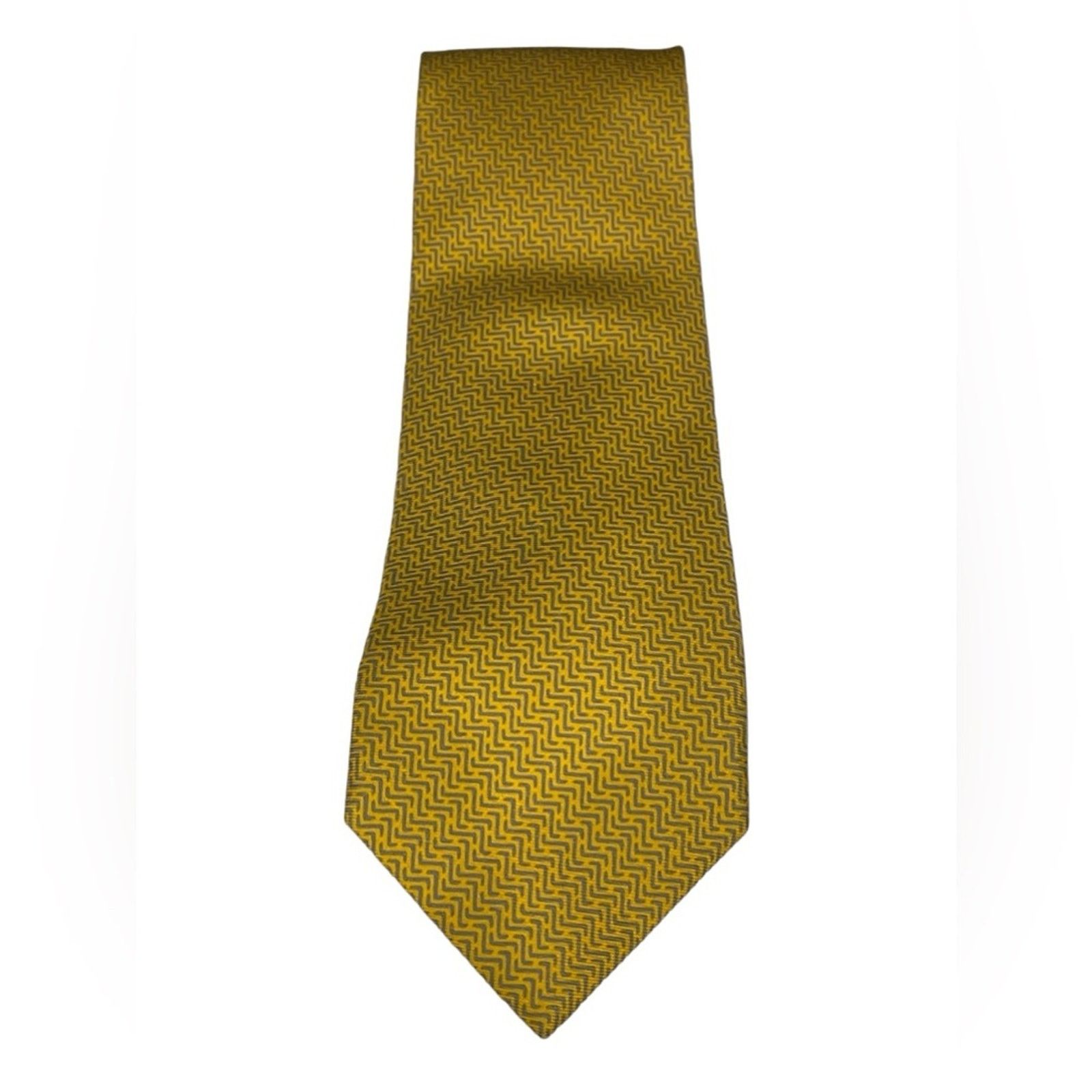 Hermes Hermès 6258 silk tie made in france Size ONE SIZE - 2 Thumbnail