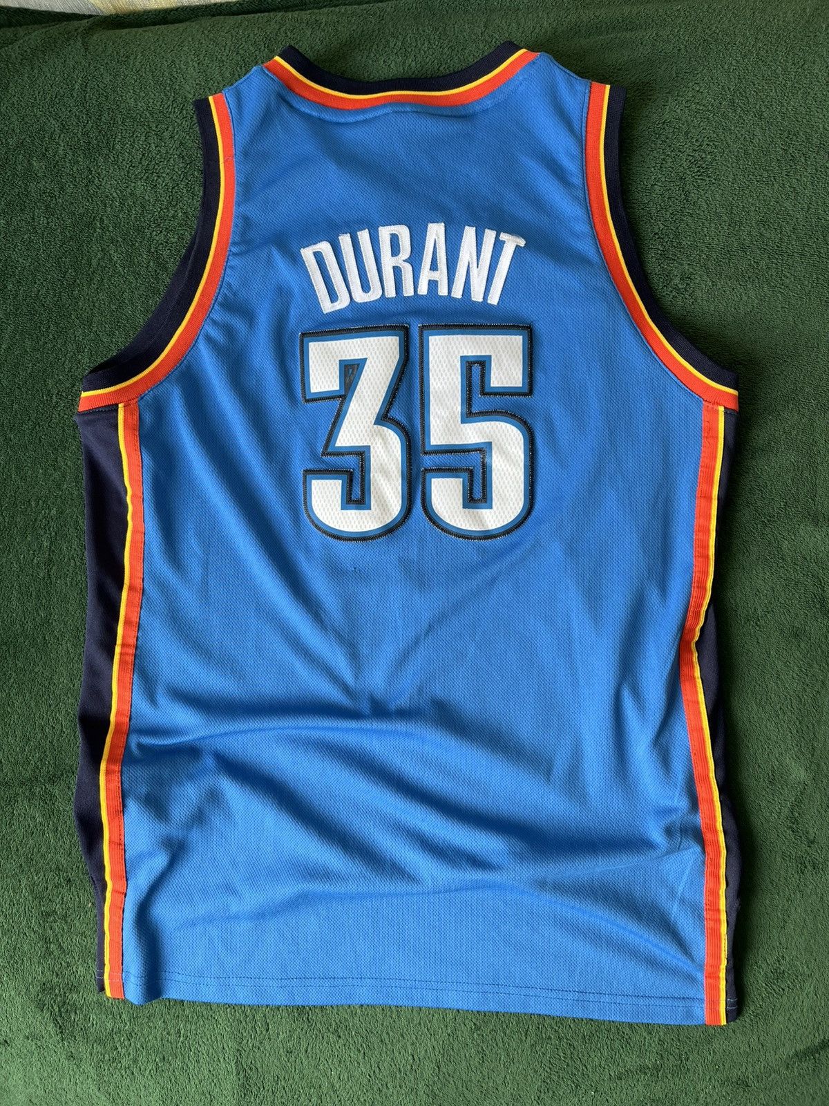 NBA 🔥 Kevin Durant adidas Oklahoma city NBA jersey Vintage 2013 Size US L / EU 52-54 / 3 - 8 Thumbnail