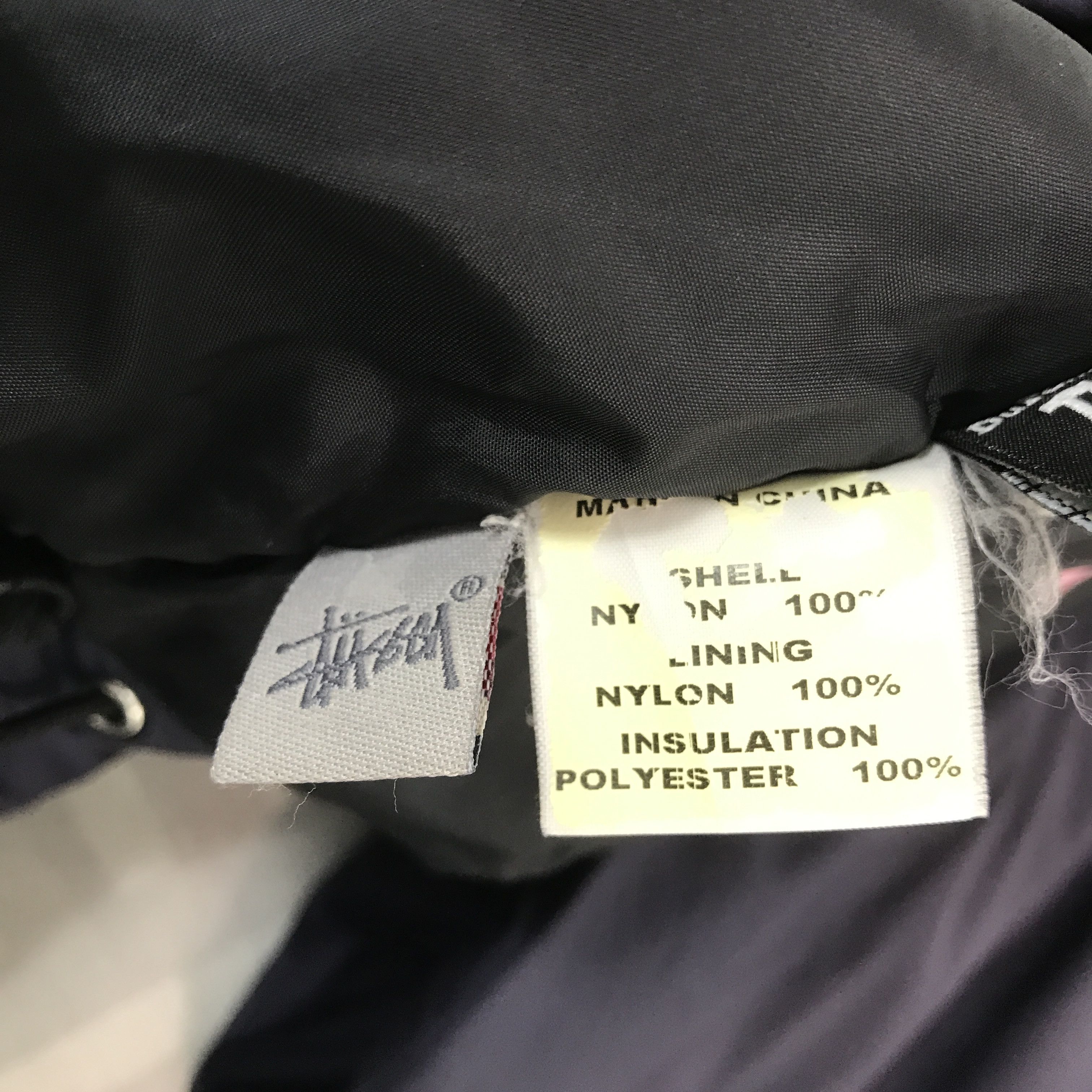 Japanese Brand × Stussy Vintage Stussy puffer purple hoodie Jacket Size US L / EU 52-54 / 3 - 15 Thumbnail