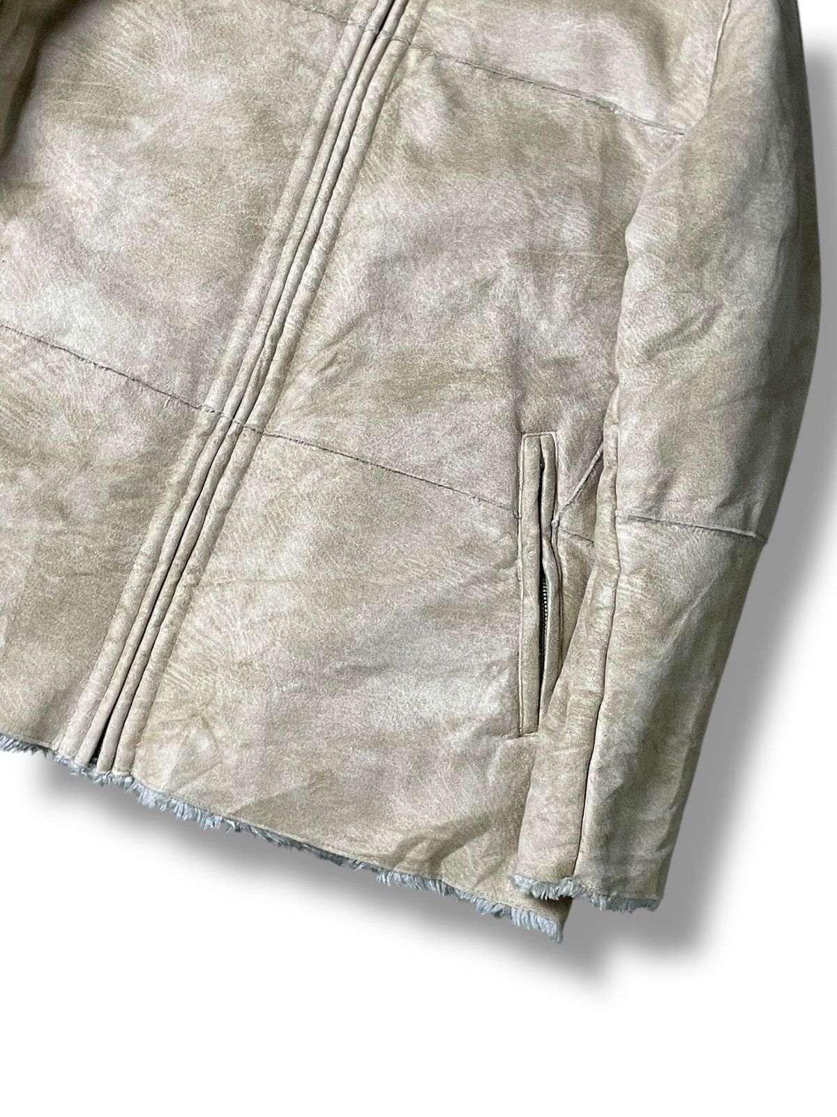 Japanese Brand × Vintage VILLAND Shearling Jacket with Fleece Lining (87) Size US L / EU 52-54 / 3 - 3 Thumbnail