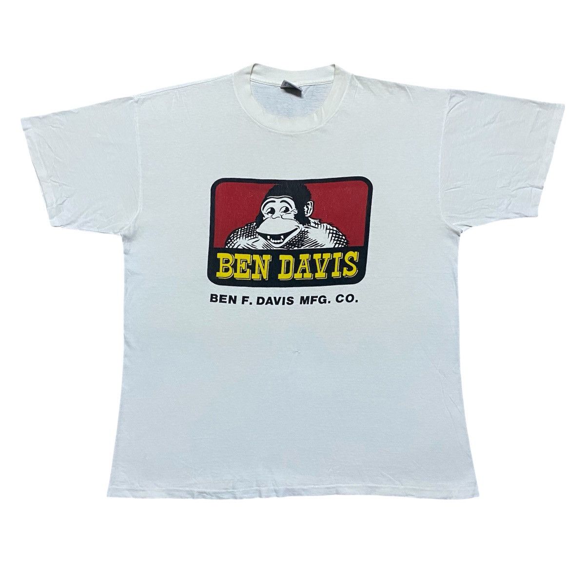 Ben Davis Rare‼️🔥Vintage Ben Davis Big Logo Single Stitch T-Shirt Size US L / EU 52-54 / 3 - 1 Thumbnail