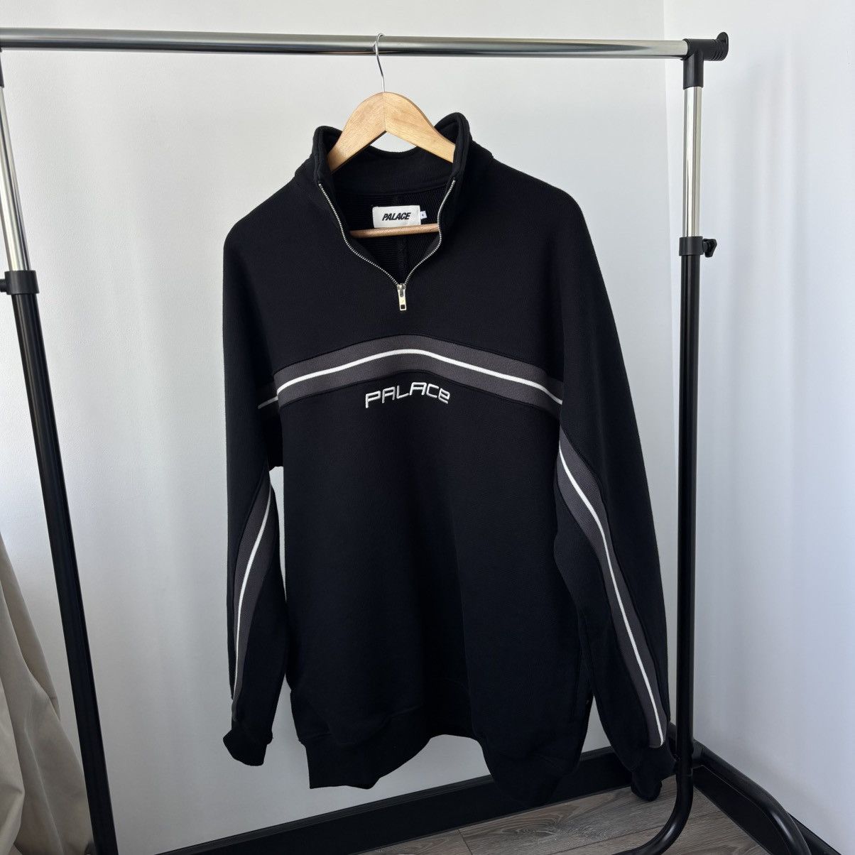 Palace Palace GTX3 Quarter Zip Racer Sweater | Grailed