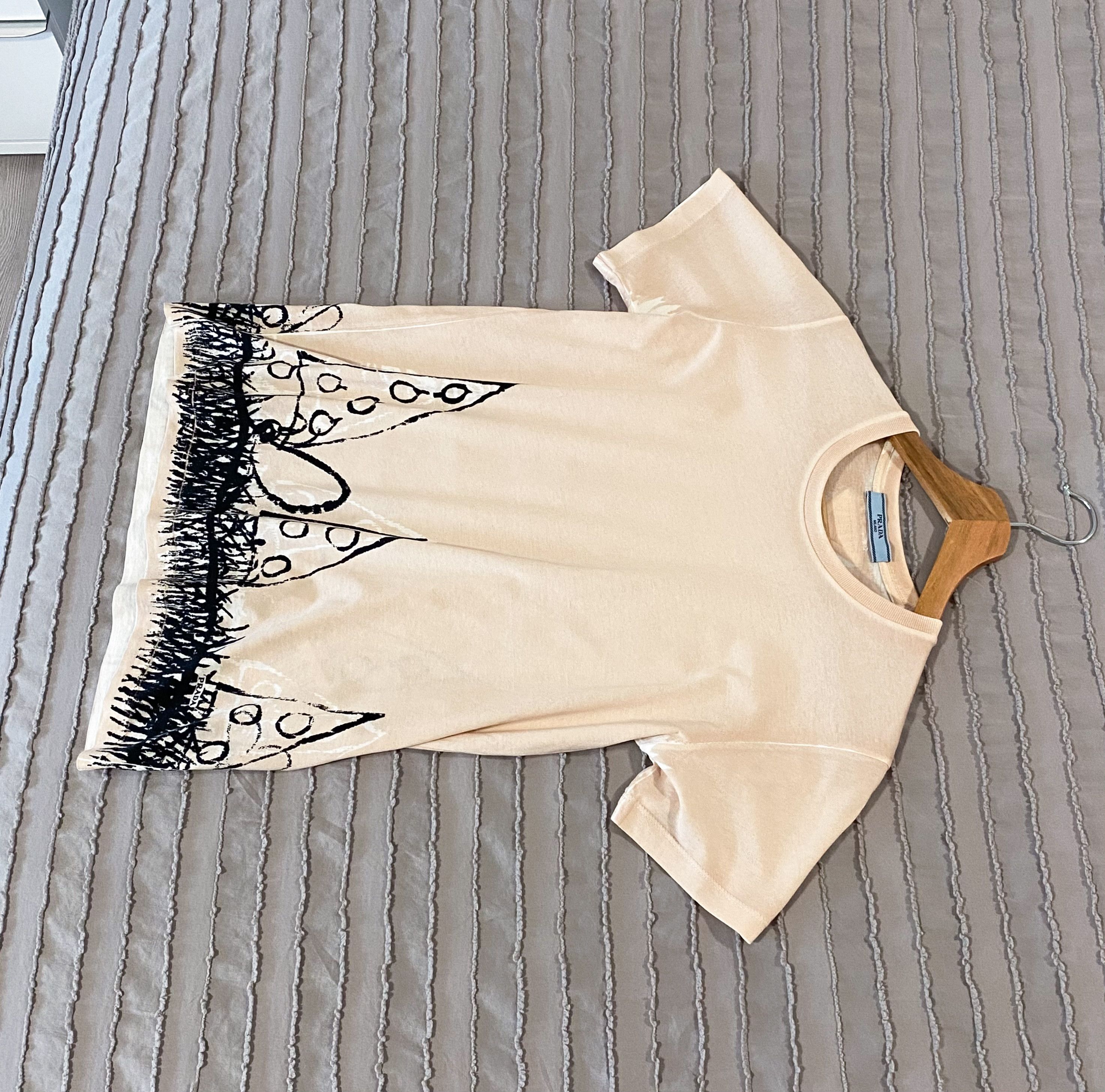 Prada Prada Milano Tie Dye Print Logo Tee / T Shirt Size S / US 4 / IT 40 - 3 Thumbnail
