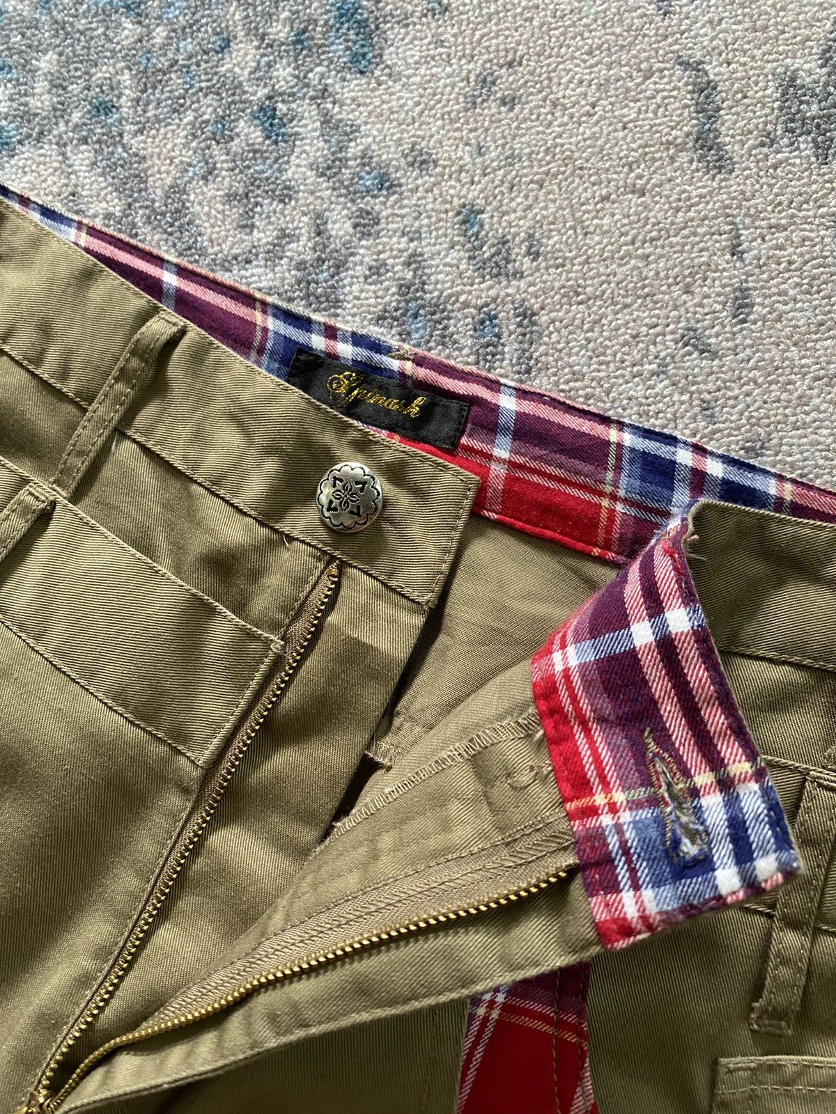 If Six Was Nine Japanes Spinash Double Waist Vkei Style Size US 33 - 6 Thumbnail