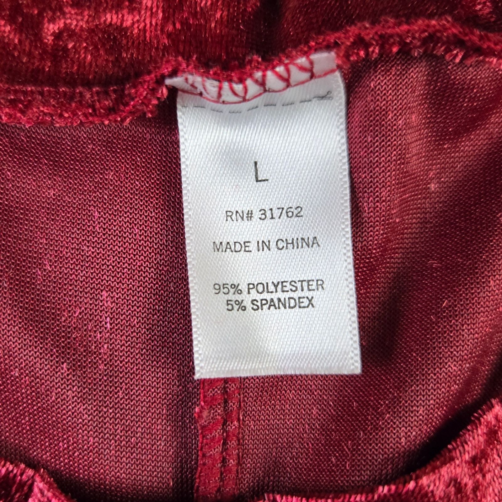 Other Scarlet Red Velvet Mini Dress Size Large Size L / US 10 / IT 46 - 6 Thumbnail