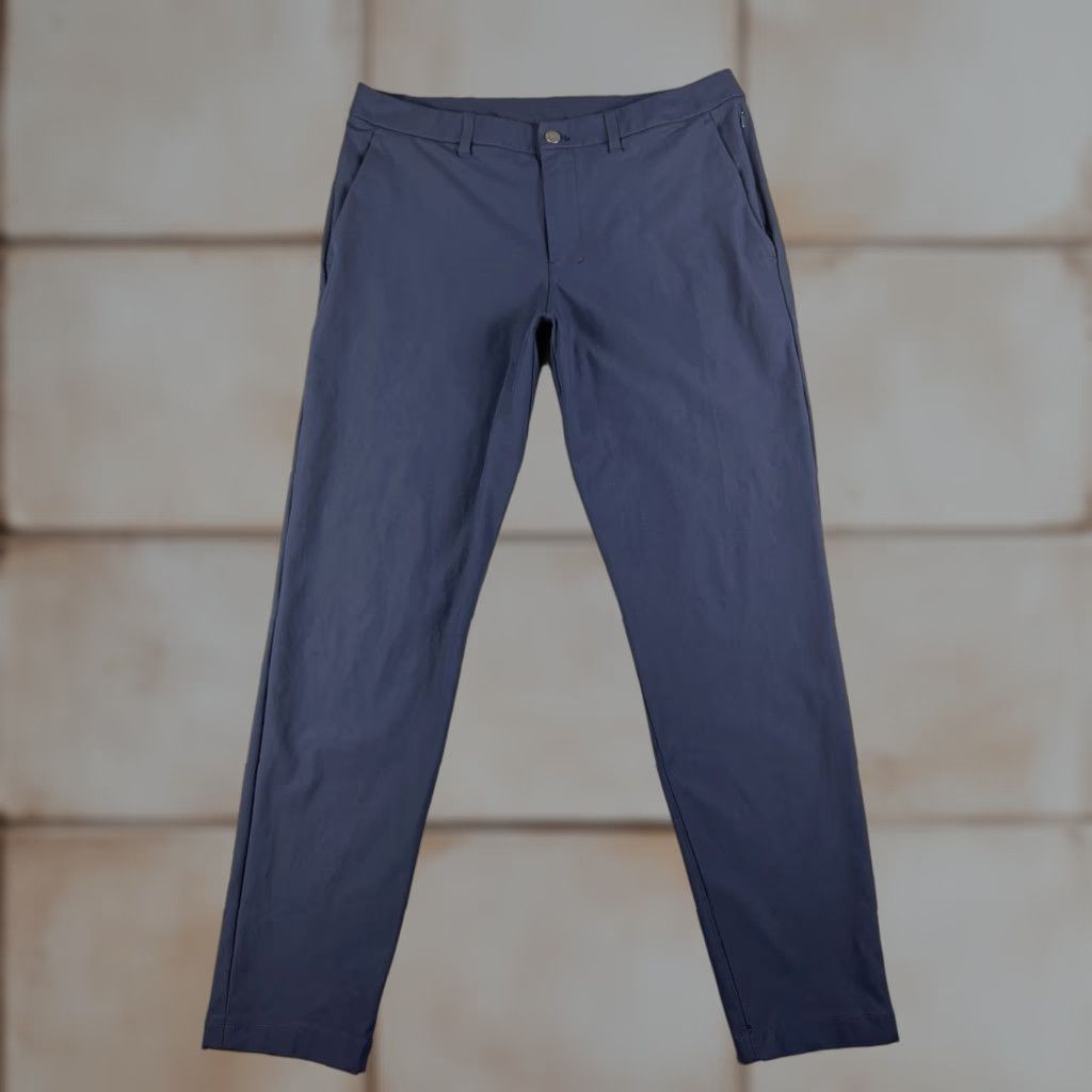 Lululemon Lululemon Pants Slim Fit Mens 34x29 Blue Chino Casual Travel Size US 34 / EU 50 - 1 Thumbnail