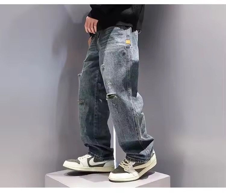 Japanese Brand × Vintage Vintage Blue Ripped Denim Jean Size US 29 - 1 Thumbnail