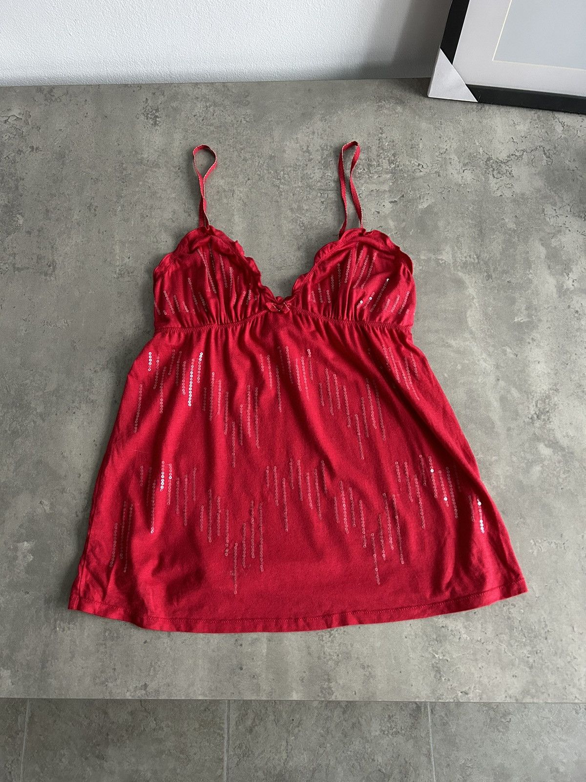 Victoria's Secret × Vintage Victoria’s Secret Vintage Cute Sequins Top Y2K 00s Size S / US 4 / IT 40 - 5 Thumbnail