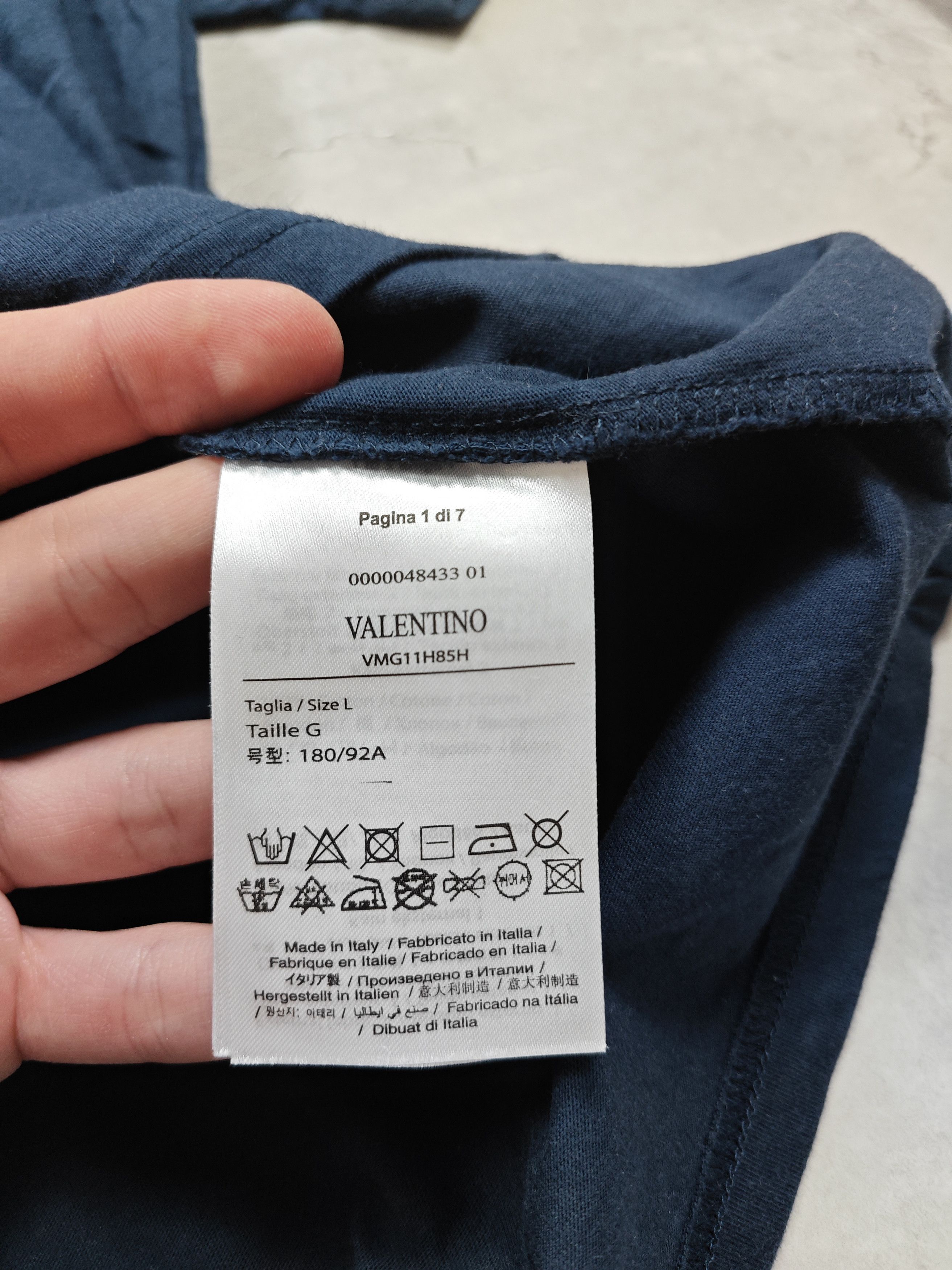 Valentino Valentino T Shirt Size US L / EU 52-54 / 3 - 5 Thumbnail