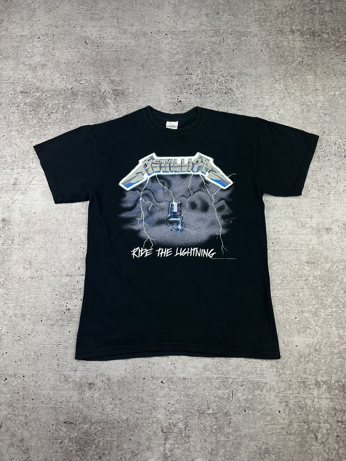 2007 Metallica Ride The Lightning Double Sided T Shirt