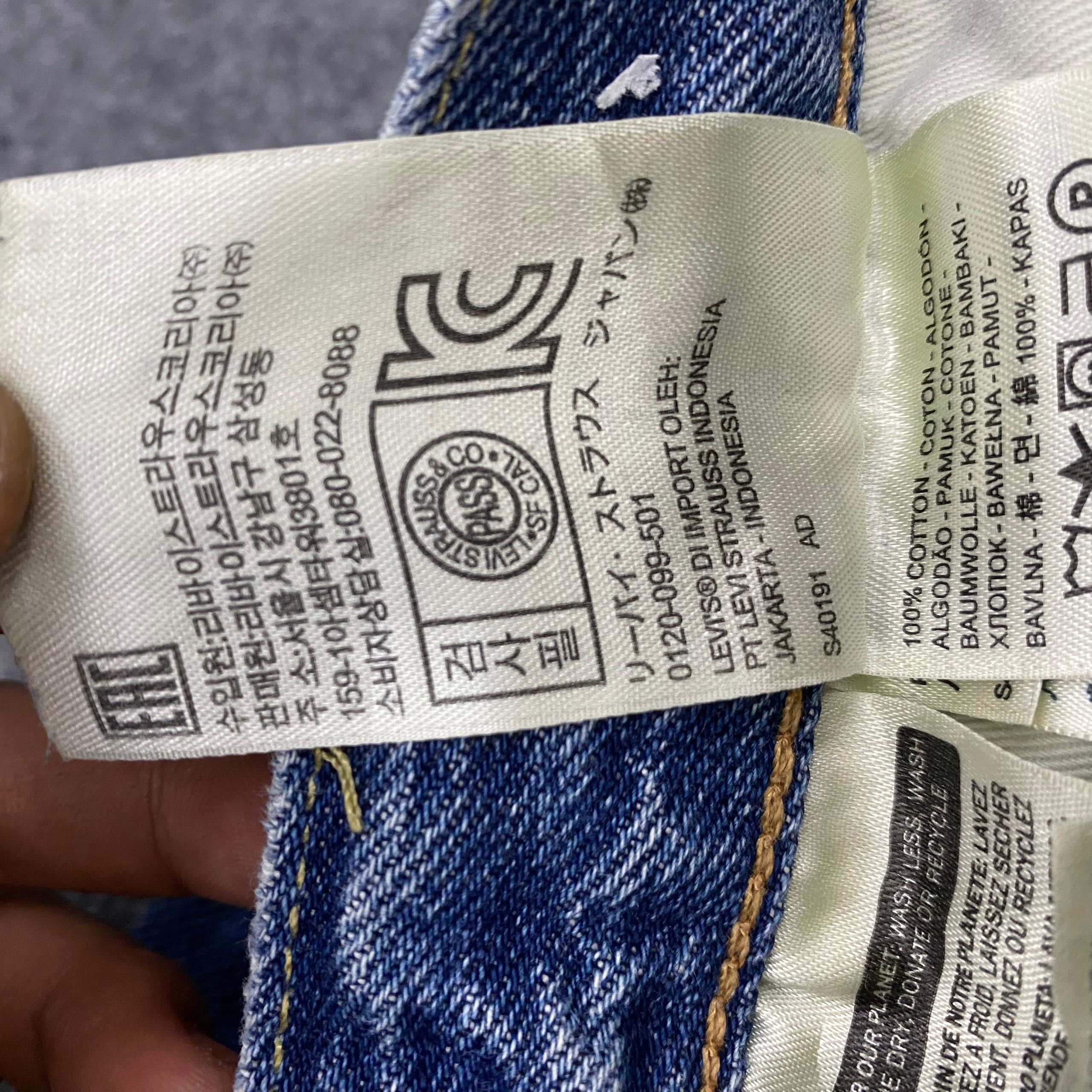 Levi's Vintage levis 511 Distressed Denim Kurt Cobain Style Size US 29 - 15 Thumbnail