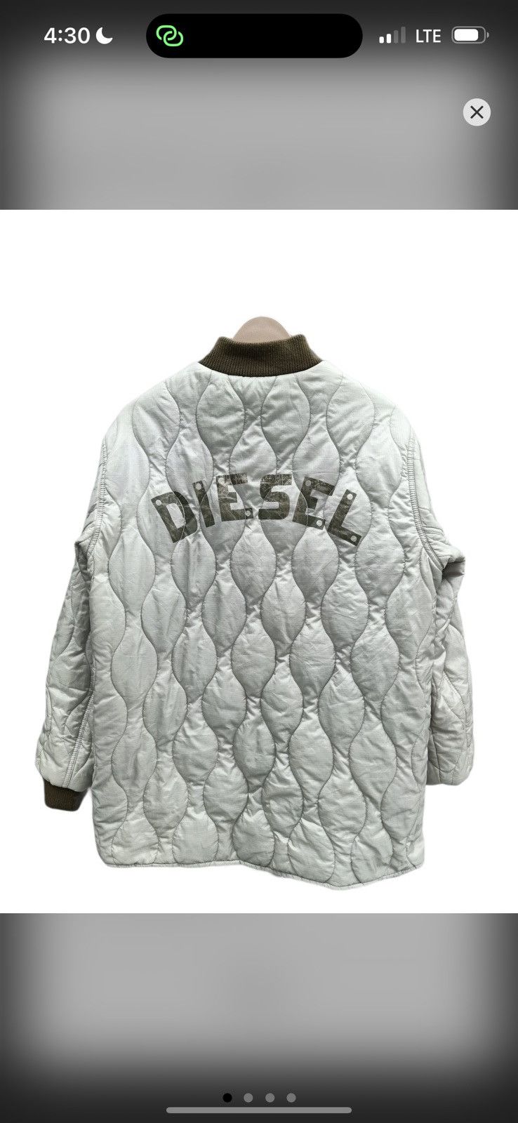 Image of Diesel Jacket in Grey, Men's (Size 2XL)