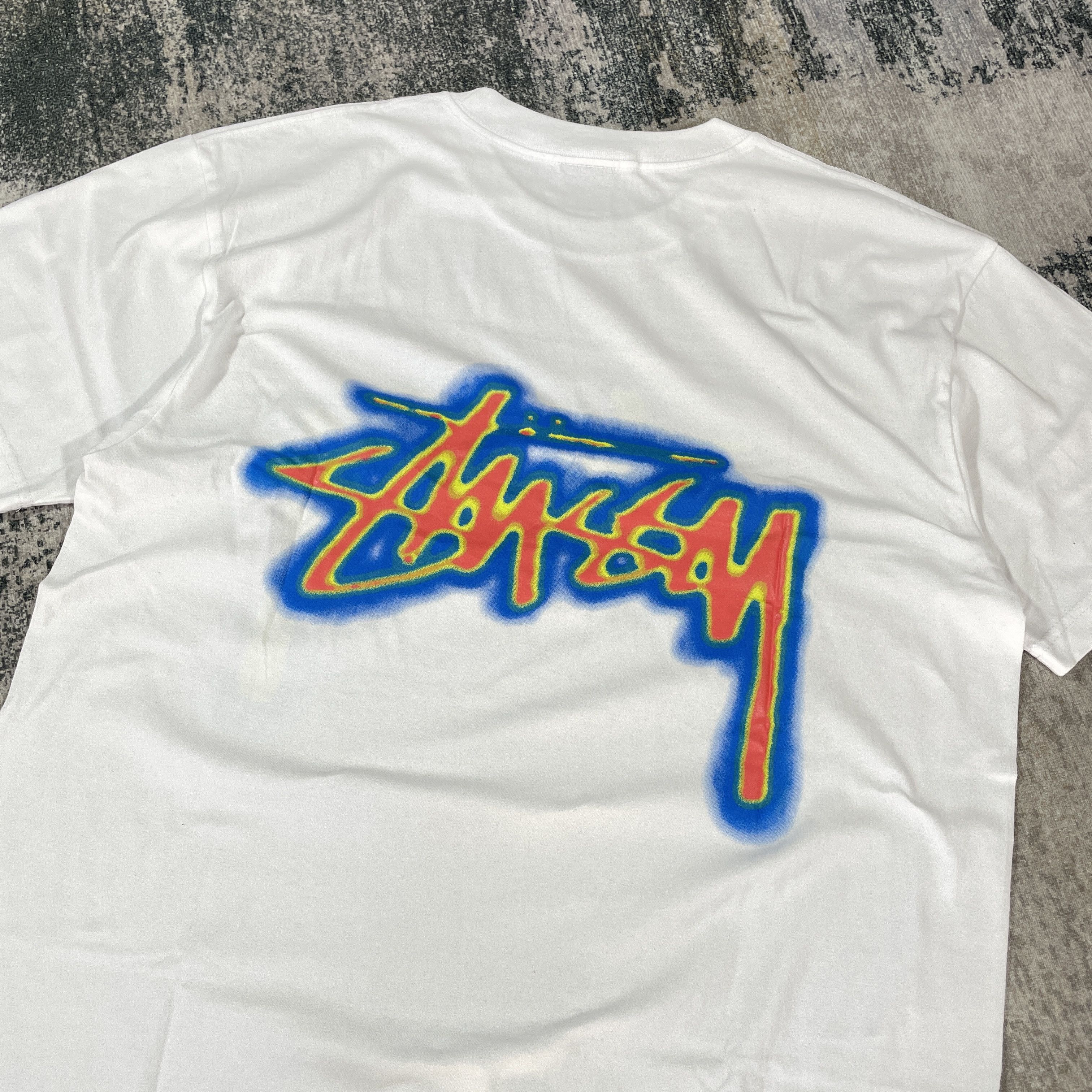 Stussy Stussy Stock Thermal Tee White Size US XL / EU 56 / 4 - 2 Thumbnail
