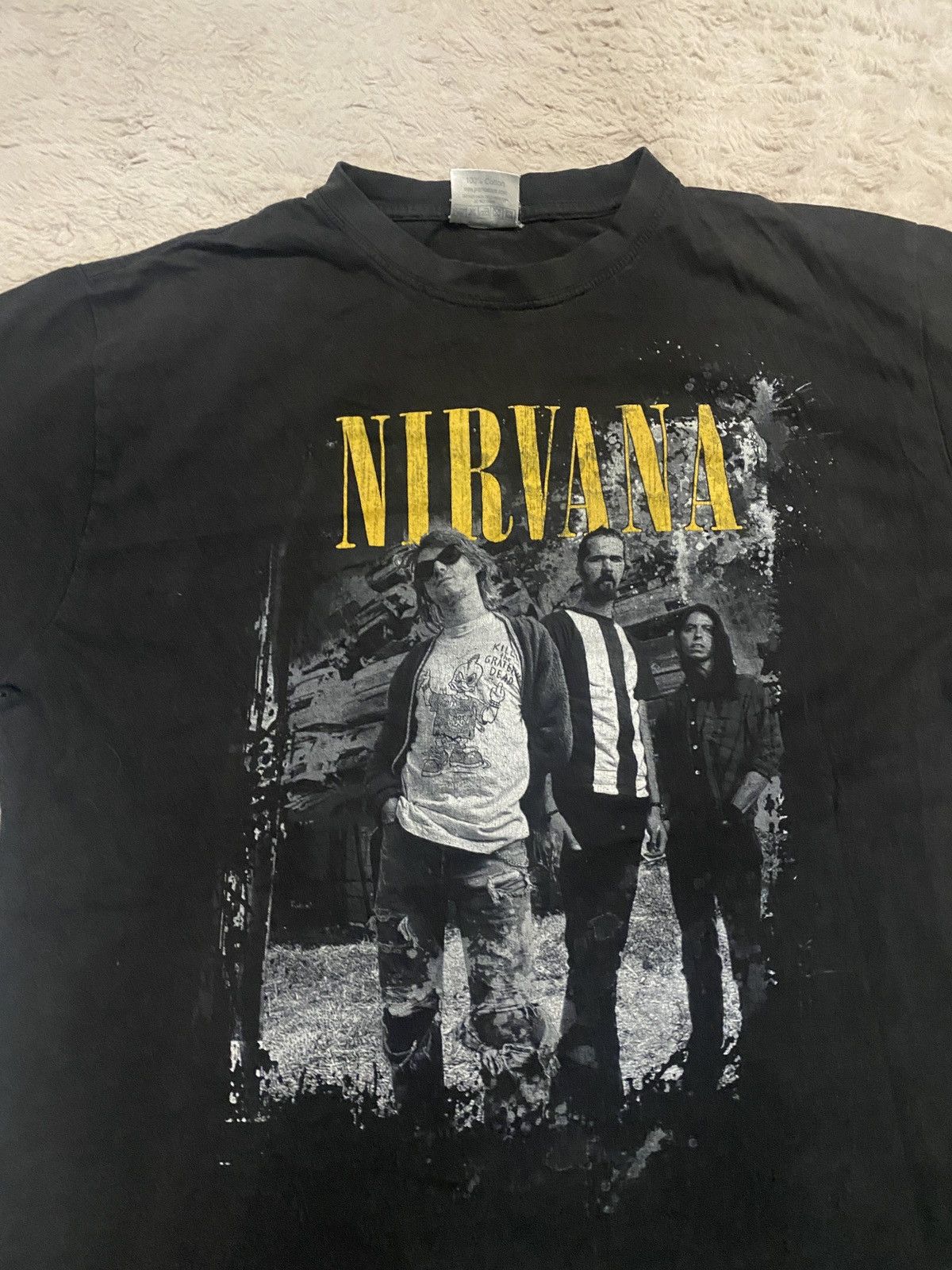 Band Tees × Nirvana × Vintage Vintage nirvana band y2k tee Size US M / EU 48-50 / 2 - 3 Thumbnail