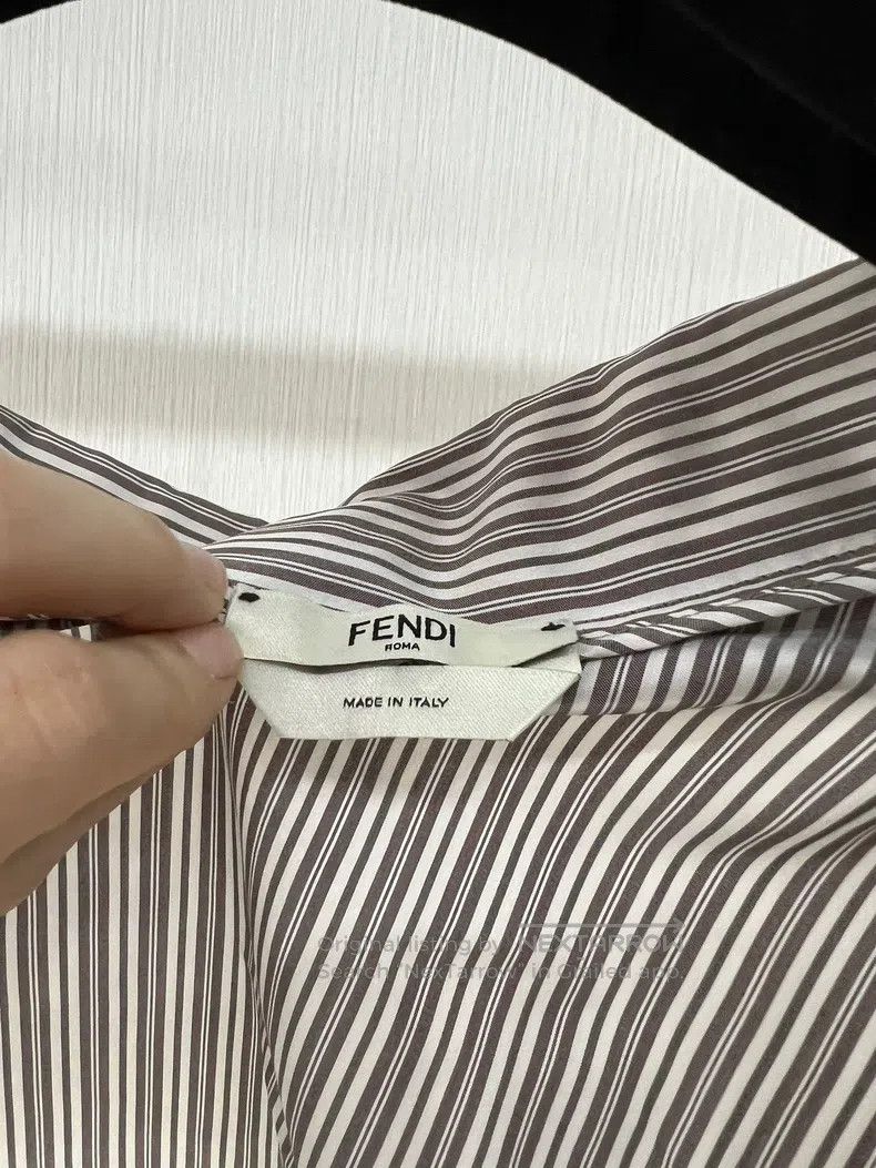 Fendi Fendi Striped Floral Short Sleeve Shirt Size 4XL / US 24-26 - 4 Thumbnail