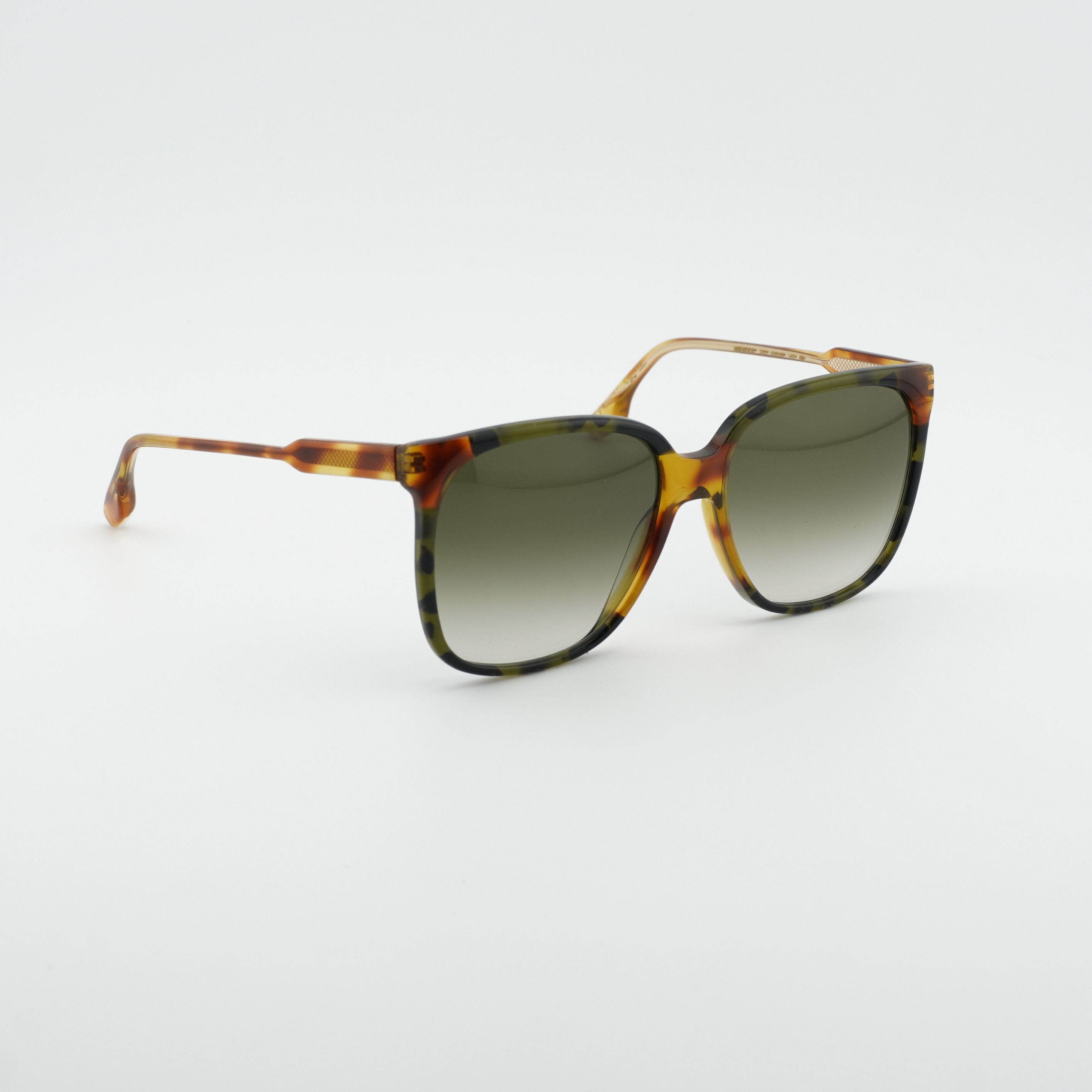 Victoria Beckham Victoria Beckham VB610SCB 225 Sunglasses Havana Square Frame Size ONE SIZE - 5 Thumbnail