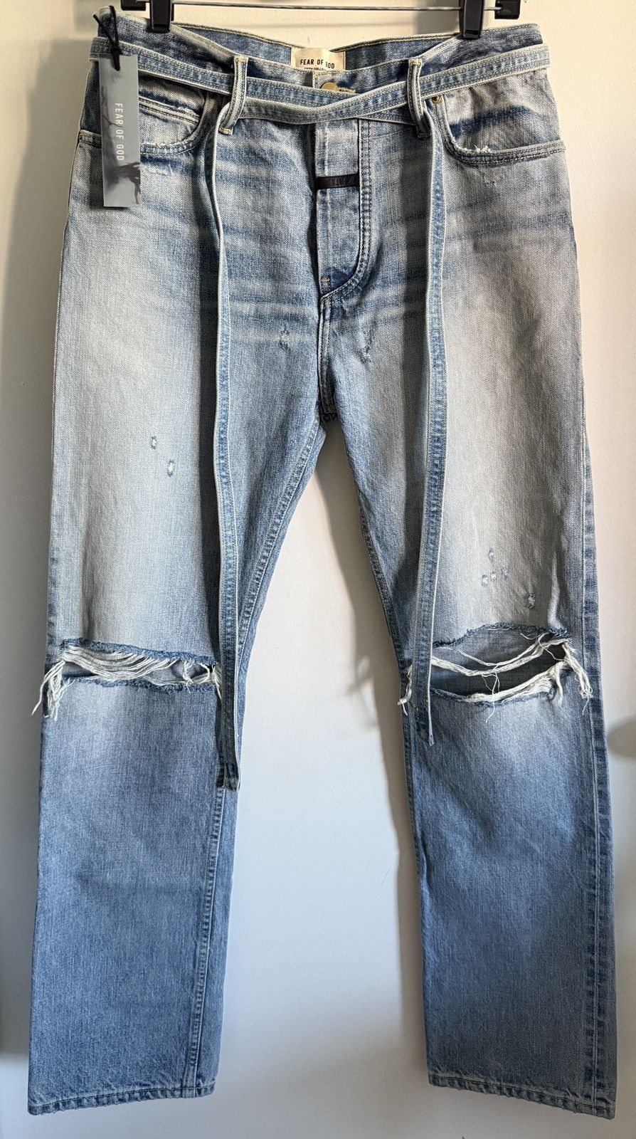 パンツ Fear of god 6th denim pants Fear of God 6th Collection Light Wash Jeans – Justin Reed