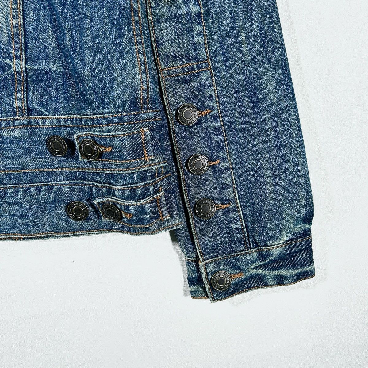 291295=Homme 🔻291295 = Homme Double Layered Denim Trucker Jacket🔻 Size US M / EU 48-50 / 2 - 6 Thumbnail