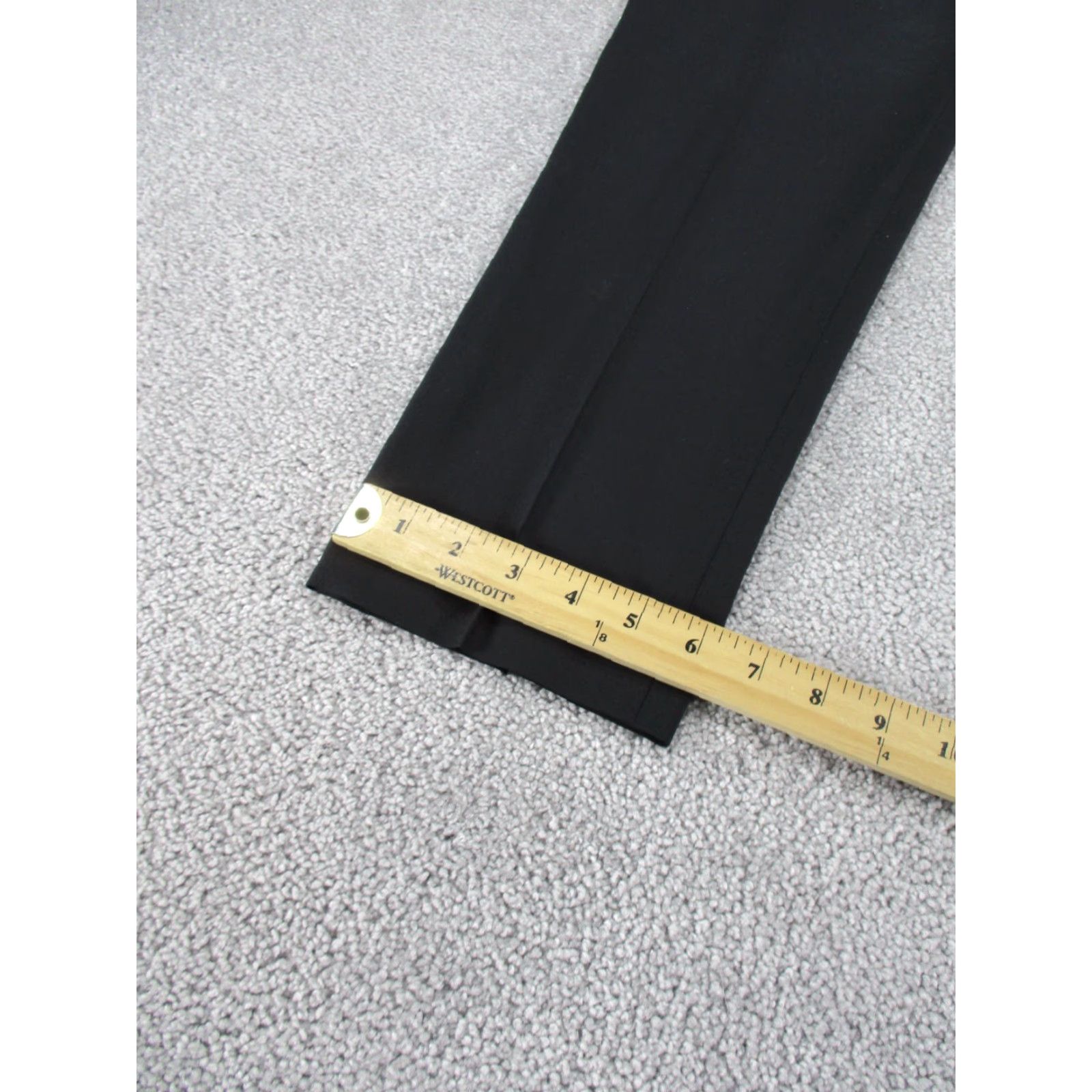 Theory Theory Dress Pants Womens 8 Black Slim Fit Wool Tapered Dress Pants Womens 8 Black Theory Size 30" / US 8 / IT 44 - 6 Thumbnail
