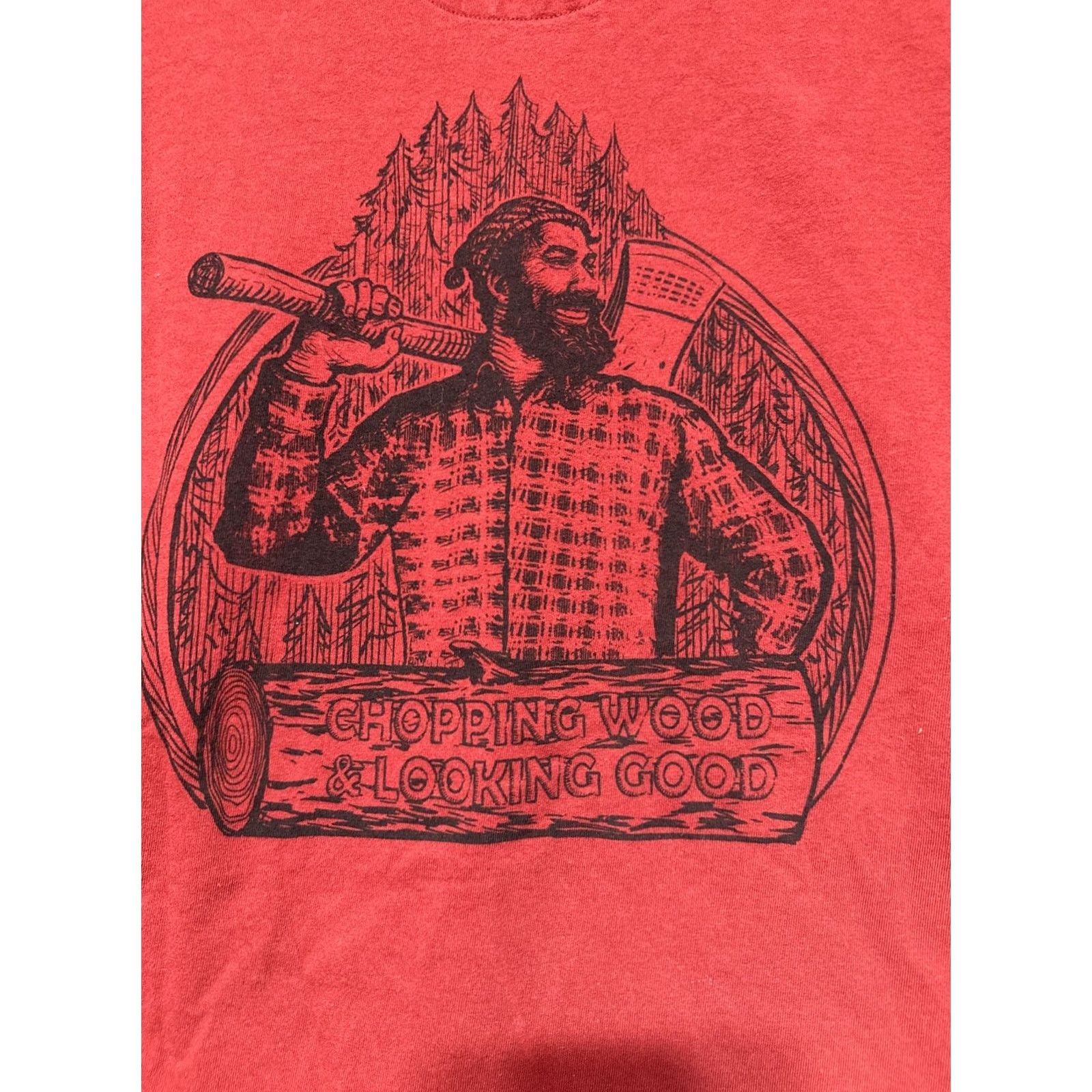 Duluth Trading Company Duluth Trading Longtail Long Sleeve Pocket Graphic Solid T-Shirt Red Men's M Size US M / EU 48-50 / 2 - 5 Thumbnail