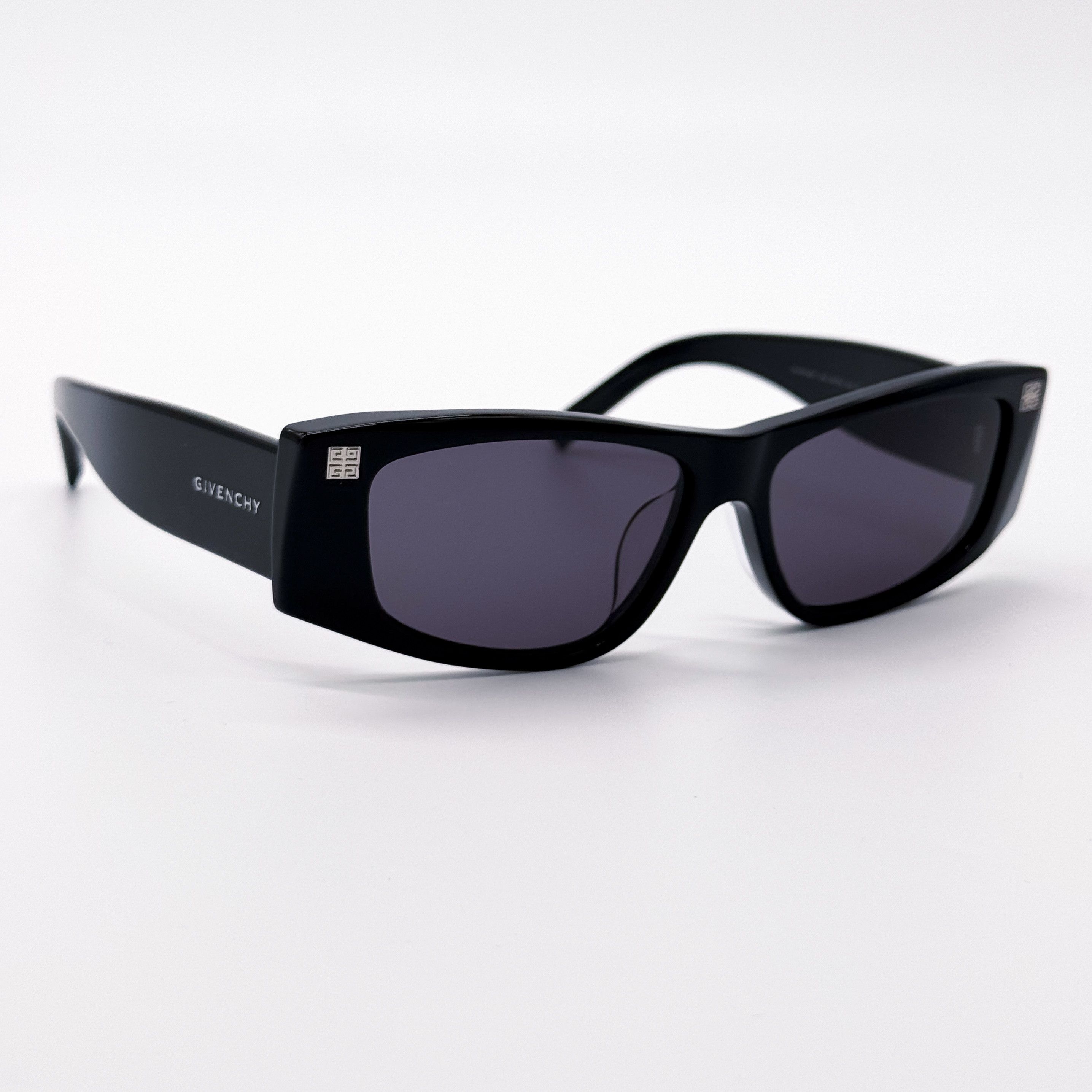 Givenchy NEW GIVENCHY GV40048F 01A SHINY BLACK/GREY WOMEN SUNGLASSES Size ONE SIZE - 4 Thumbnail