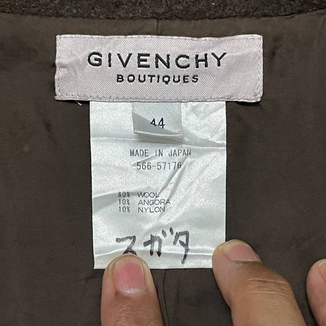 Givenchy Vintage Givenchy Boutiques Wool Coat Brown Size M / US 6-8 / IT 42-44 - 8 Thumbnail
