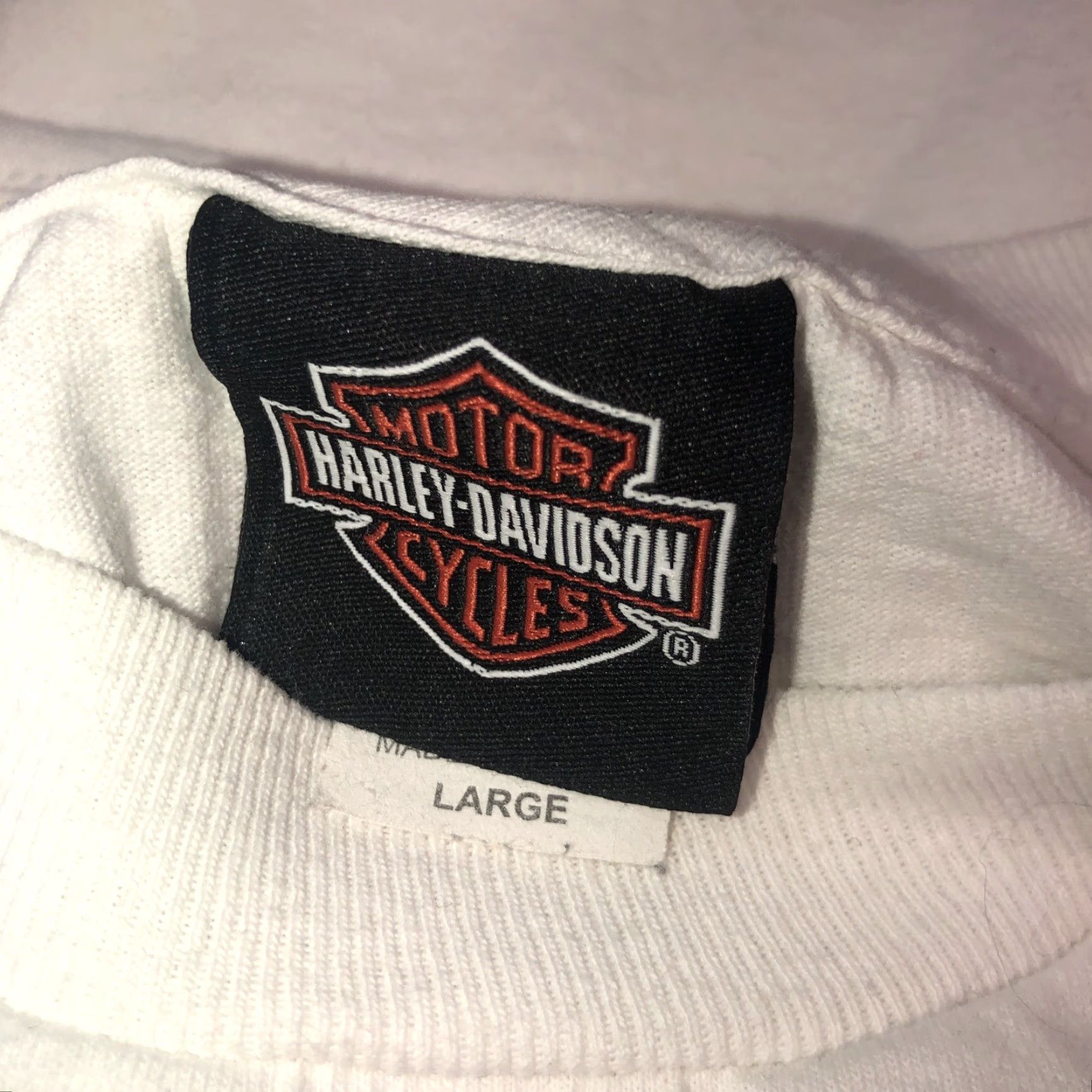 Harley Davidson Harley-Davidson Motorcycles White Graphic T-Shirt Mens L Size US L / EU 52-54 / 3 - 4 Thumbnail