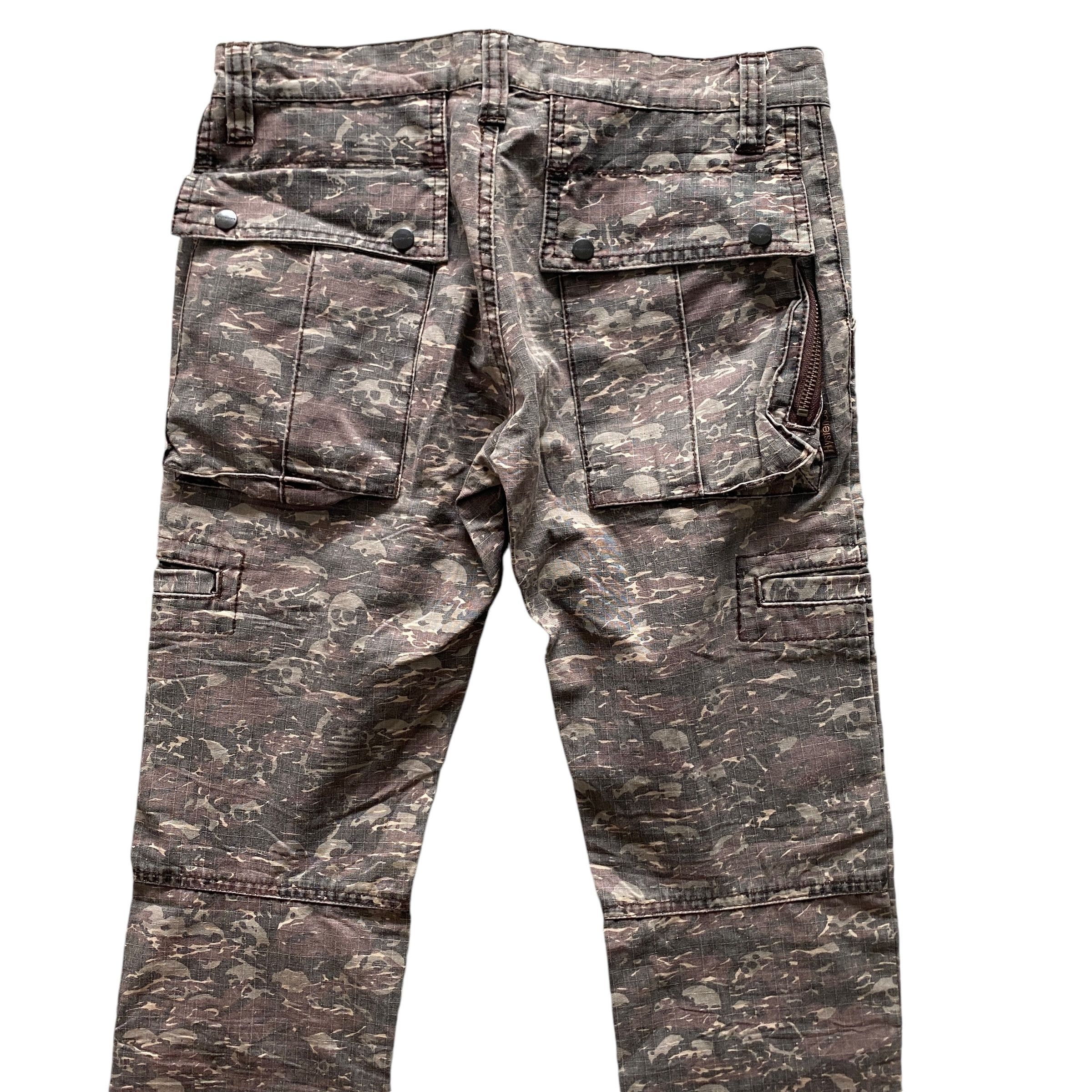 Hysteric Glamour × Japanese Brand Hysteric Glamour Skull Punk Ripstop Cargo Pants Size US 29 - 4 Thumbnail