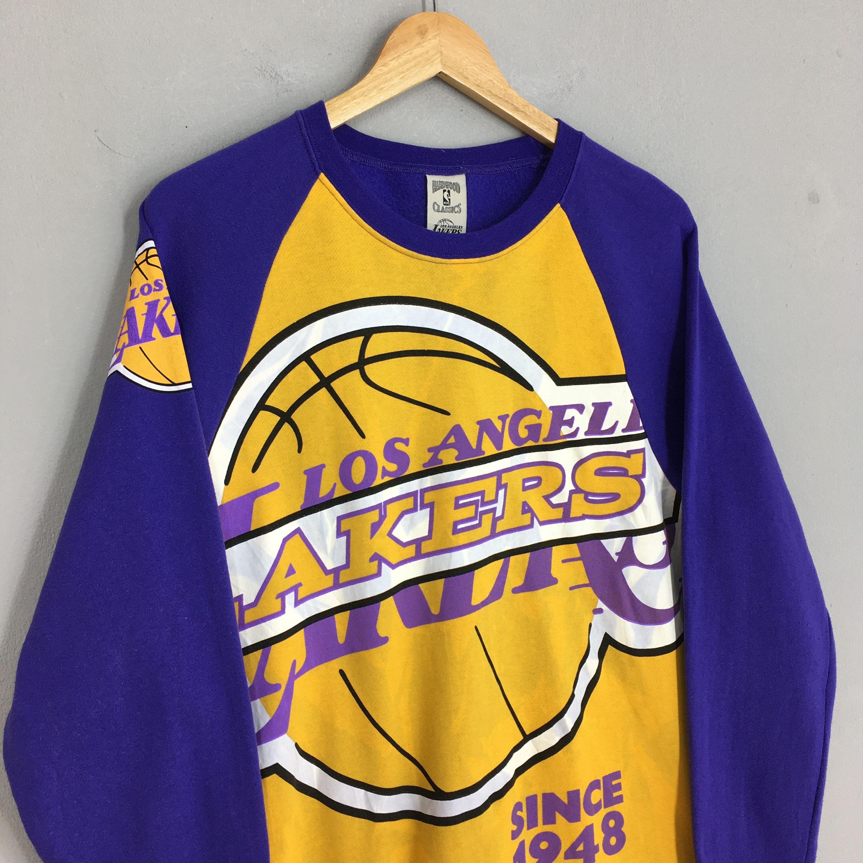 NBA × Vintage Vintage NBA Los Angeles Lakers Sweatshirt Medium Size US M / EU 48-50 / 2 - 3 Thumbnail