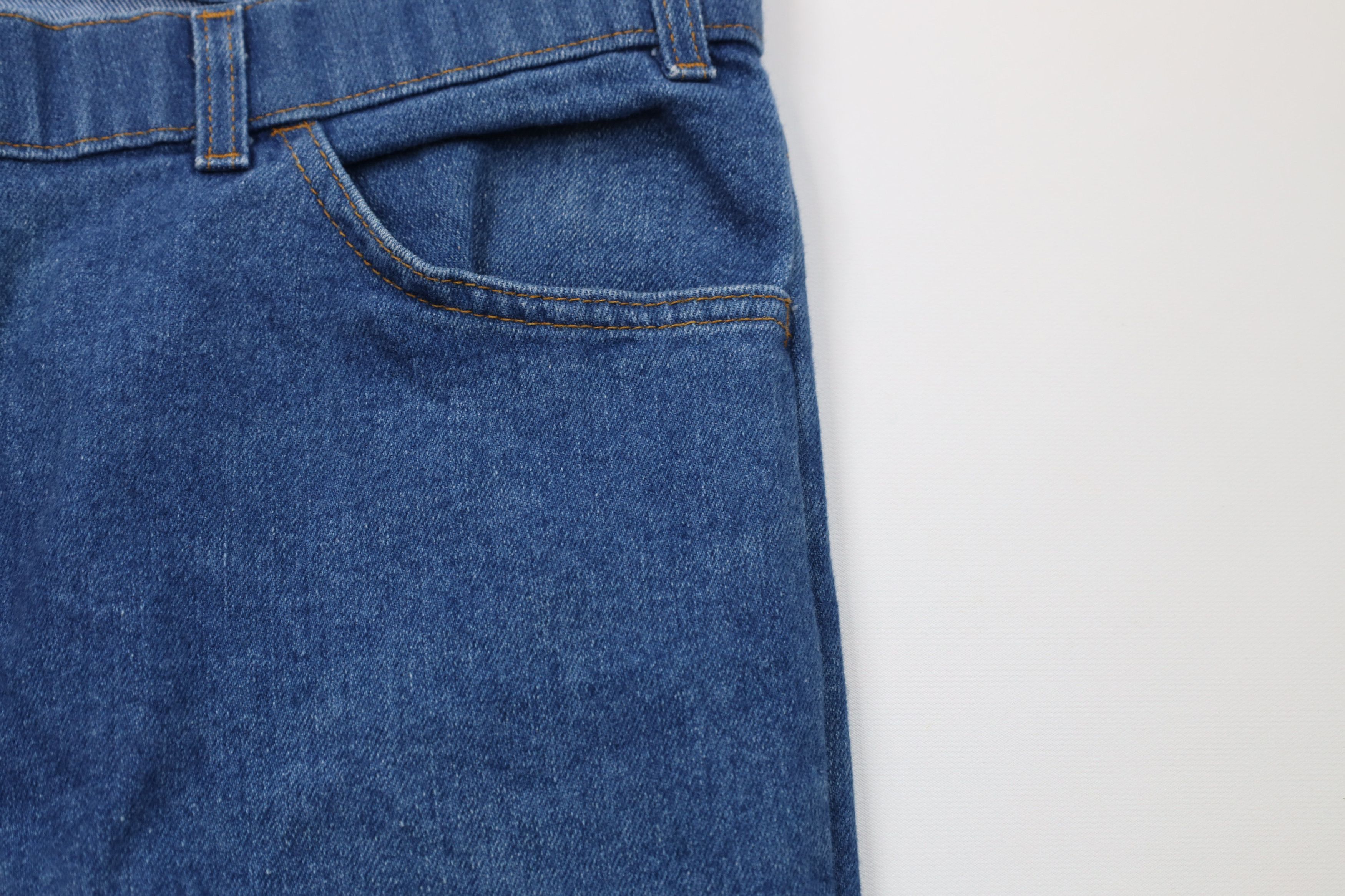 Levi's Vintage 80s Levis Stretch Wide Leg Denim Jeans Blue USA Size US 40 / EU 56 - 8 Thumbnail