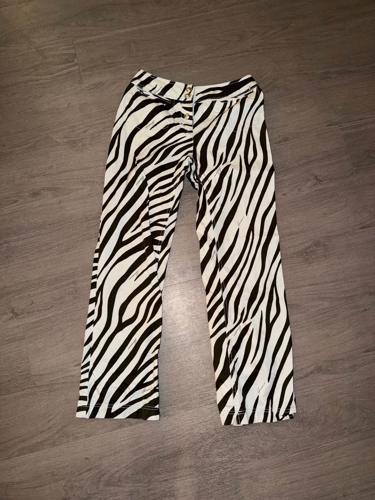 Gucci Gucci zebra pants Size 27" / US 4 / IT 40 - 1 Thumbnail