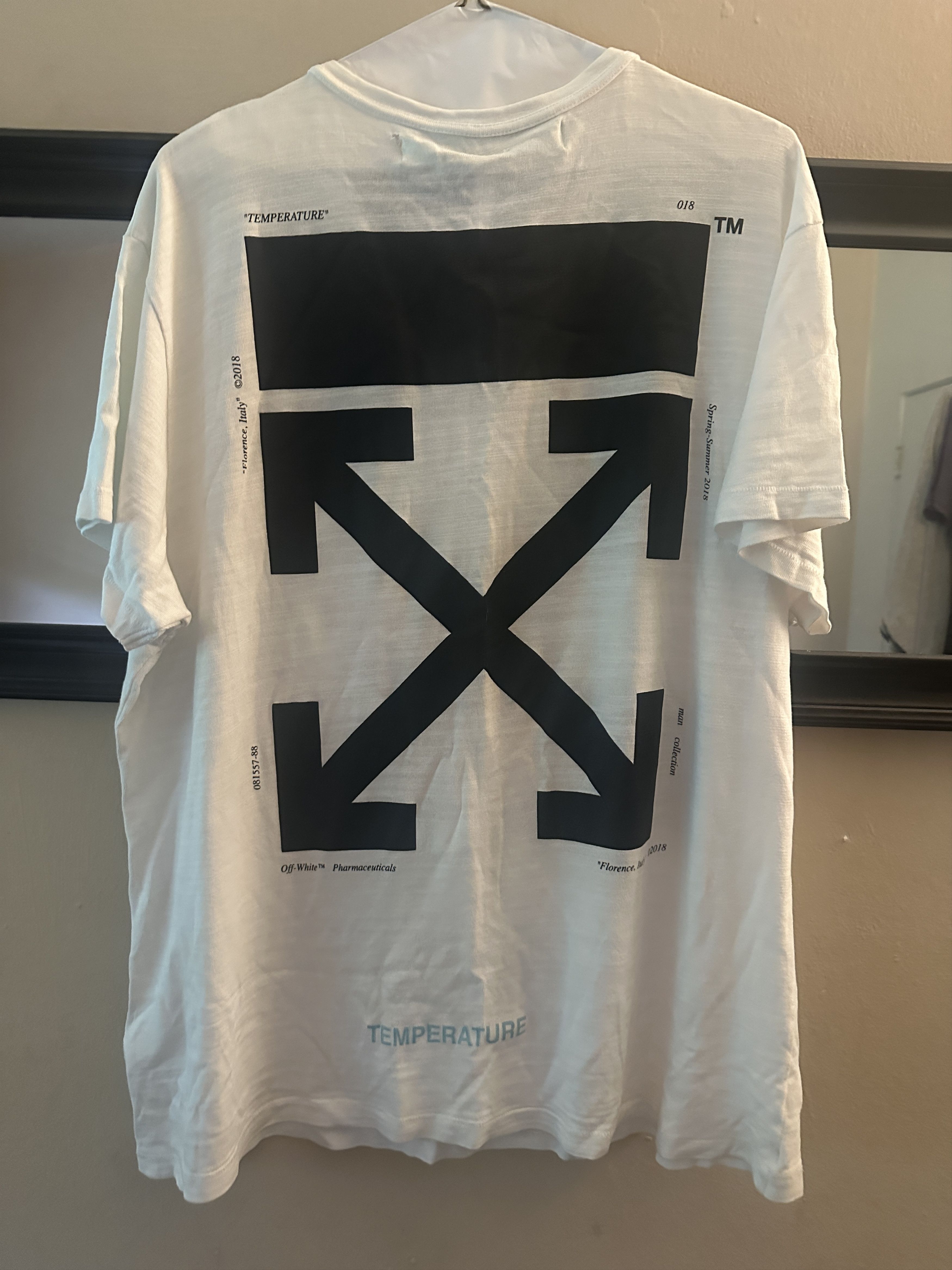 Off-White Off-white 2018 t shirt Size US L / EU 52-54 / 3 - 2 Thumbnail