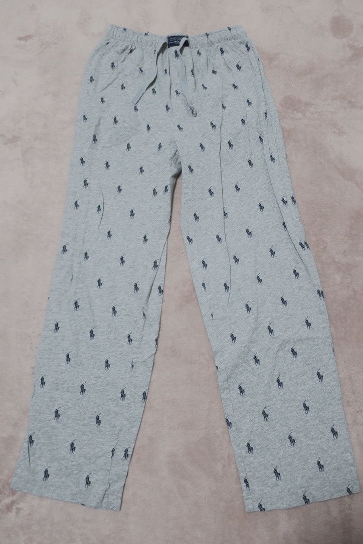 Polo Ralph Lauren Size S All Over Pony Logo Print Cotton Pajama Pants Size US 26 / EU 42 - 1 Thumbnail