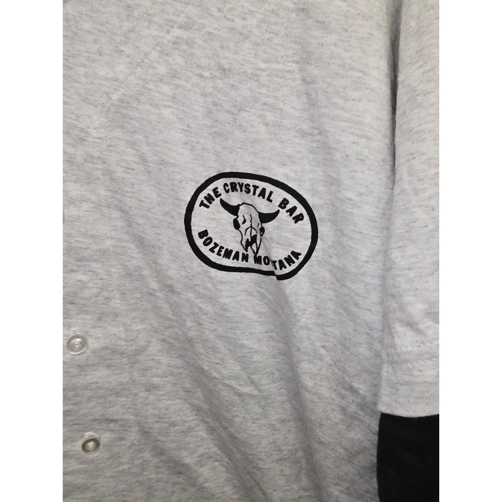Vintage Vintage Baseball Jersey The Crystal Bar Bozeman Montana Team Size US L / EU 52-54 / 3 - 2 Thumbnail