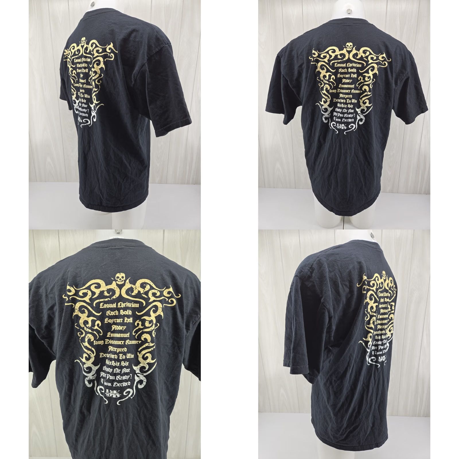 Gildan VINTAGE The Debarmo and Key Band Men's XL Black T-Shirt Short Sleeve Size US XL / EU 56 / 4 - 8 Thumbnail