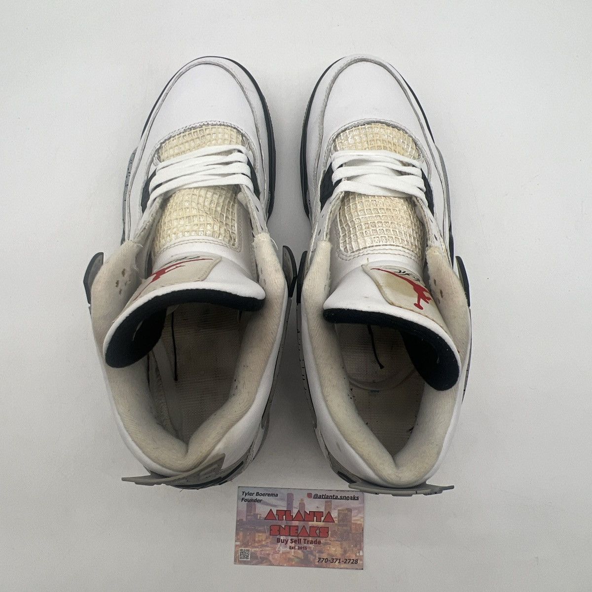 Jordan Brand Air Jordan 4 White Cement Size US 10 / EU 43 - 6 Thumbnail