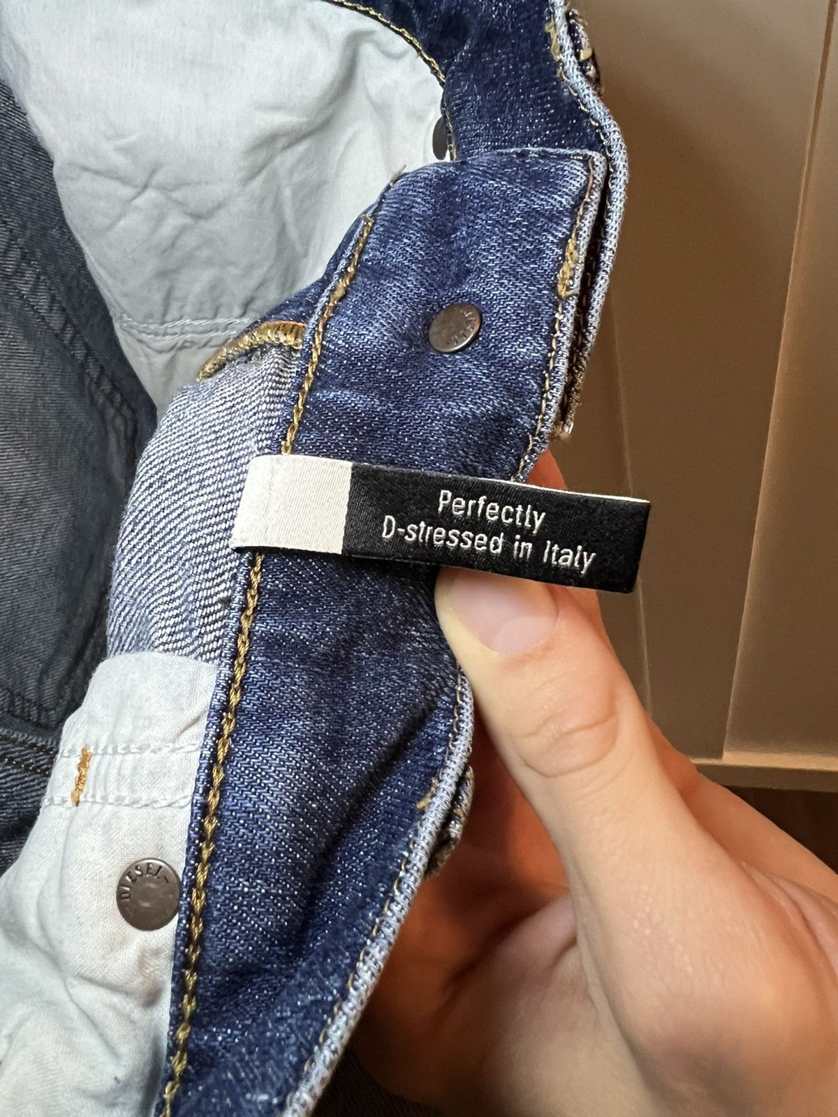 Diesel Vintage Diesel D-STRUKT D-stressed in Italy slim jeans Size US 34 / EU 50 - 10 Thumbnail