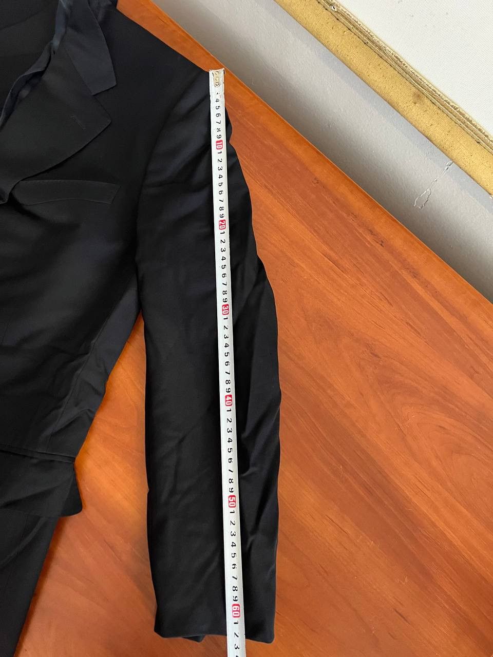 Ravazzolo RAVAZZOLO SARTORIA VINTAGE ITALY LANA WOOL SOLID BLAZER 52 Size 52R - 21 Thumbnail