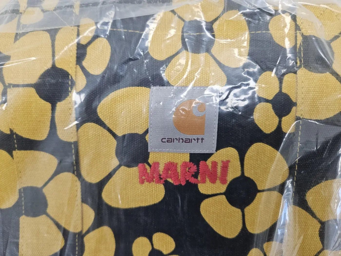 Carhartt Wip × Marni Marni x Carhartt Floral Print Tote SHMP0088U0 P4927 ZO266 Size ONE SIZE - 3 Thumbnail