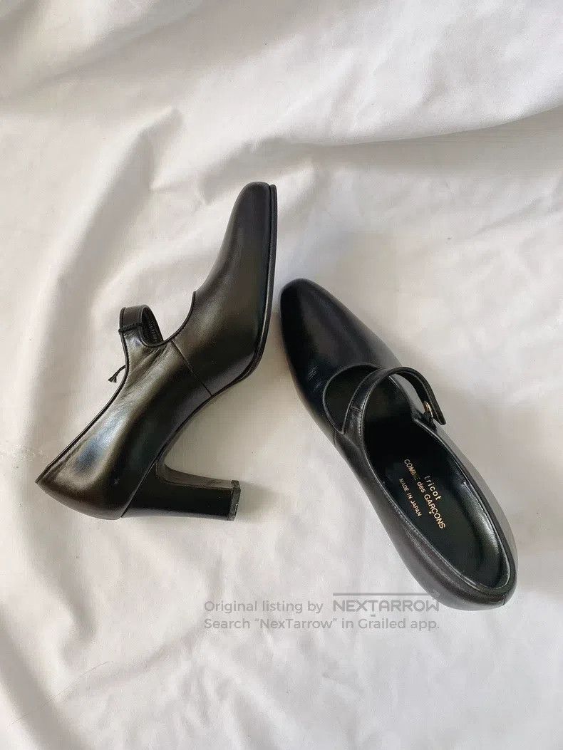Comme des Garcons comme des garcons High Heel Mary Janes Leather Shoes Size US 6.5 / IT 36.5 - 1 Thumbnail