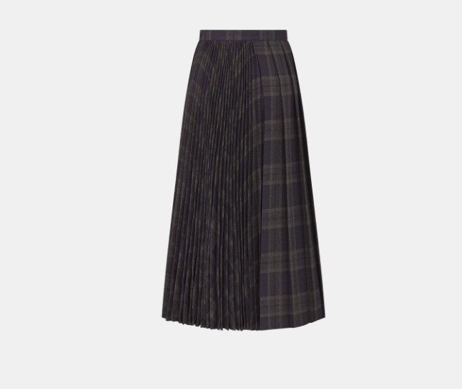 Dior o1w1db10225 351J34 Pleated Long Skirt in Multicolor Size 32" / US 10 / IT 46 - 2 Thumbnail