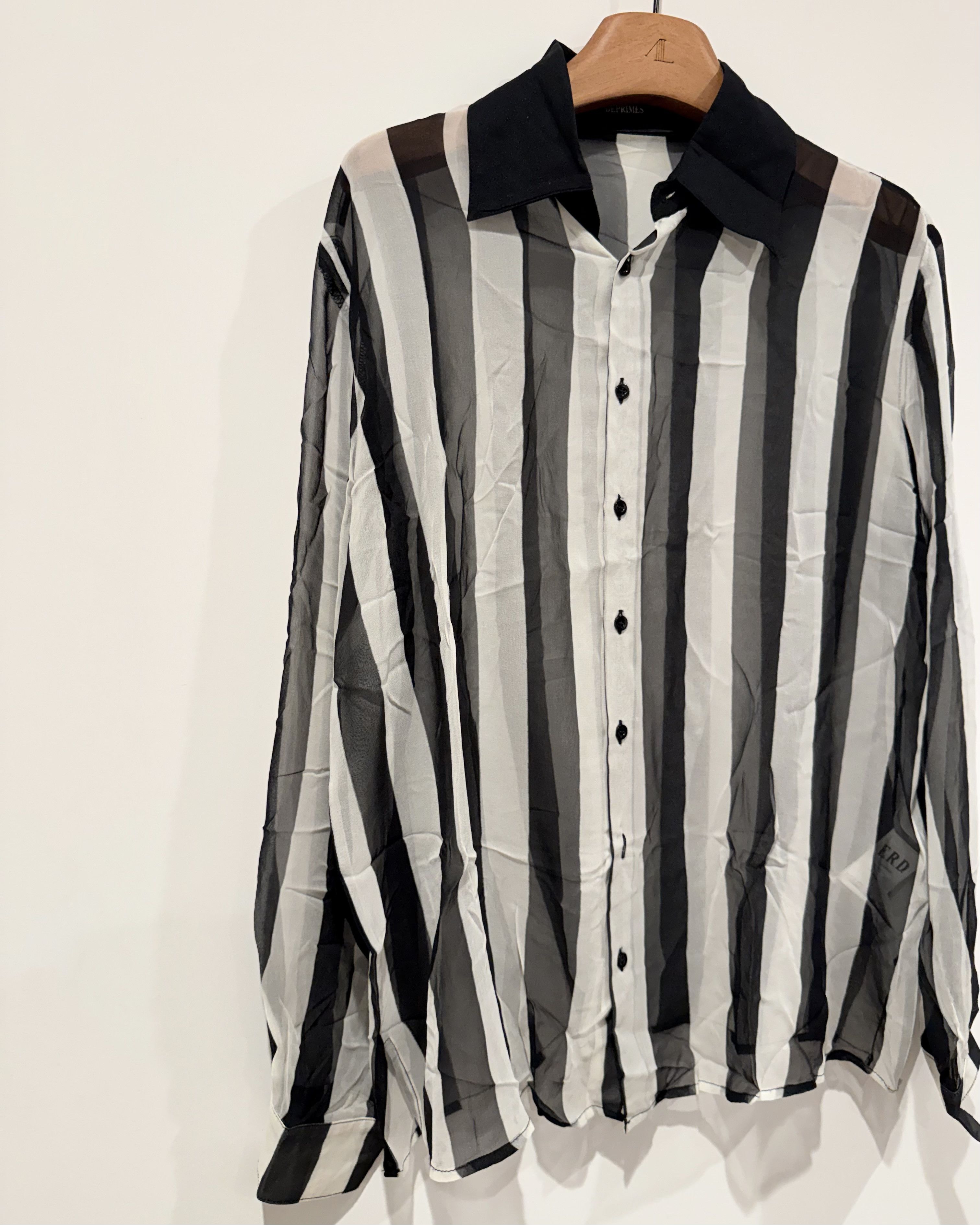 Enfants Riches Deprimes Enfants Riches Deprimes Silk Striped Shirt Size US S / EU 44-46 / 1 - 4 Thumbnail