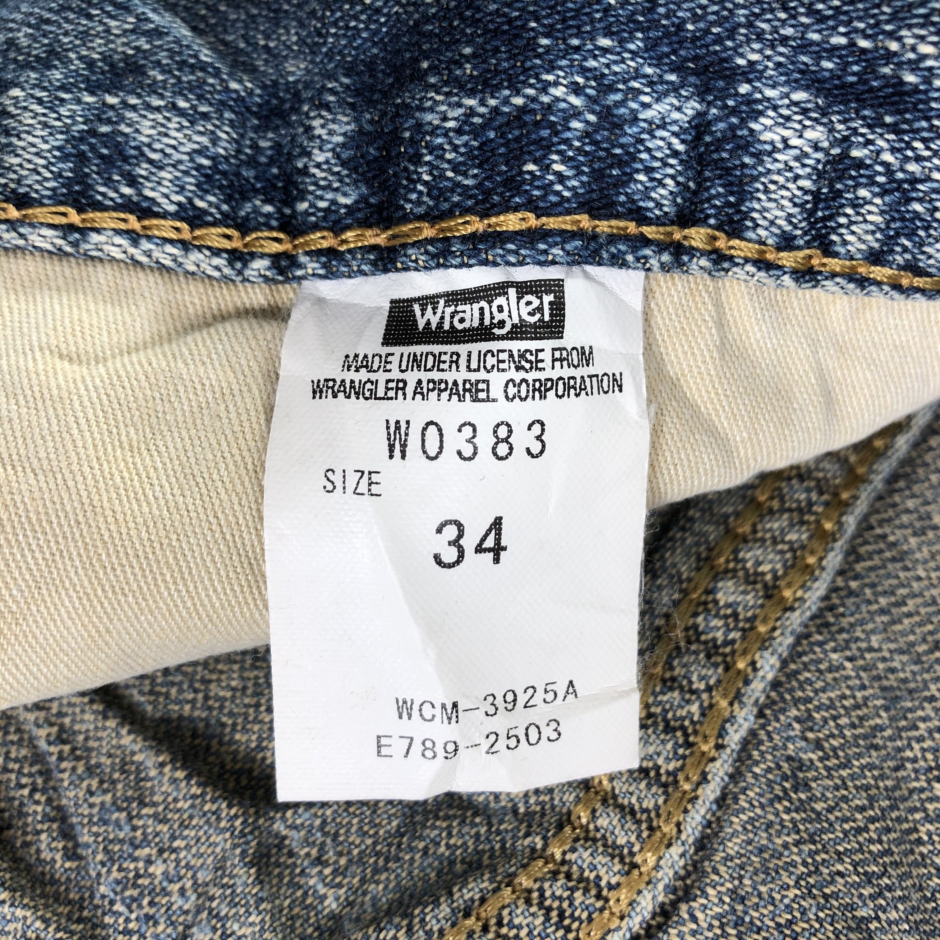 Vintage × Wrangler Vintage Blue Wash Wrangler Jeans-JM3329 Size US 35 - 9 Thumbnail