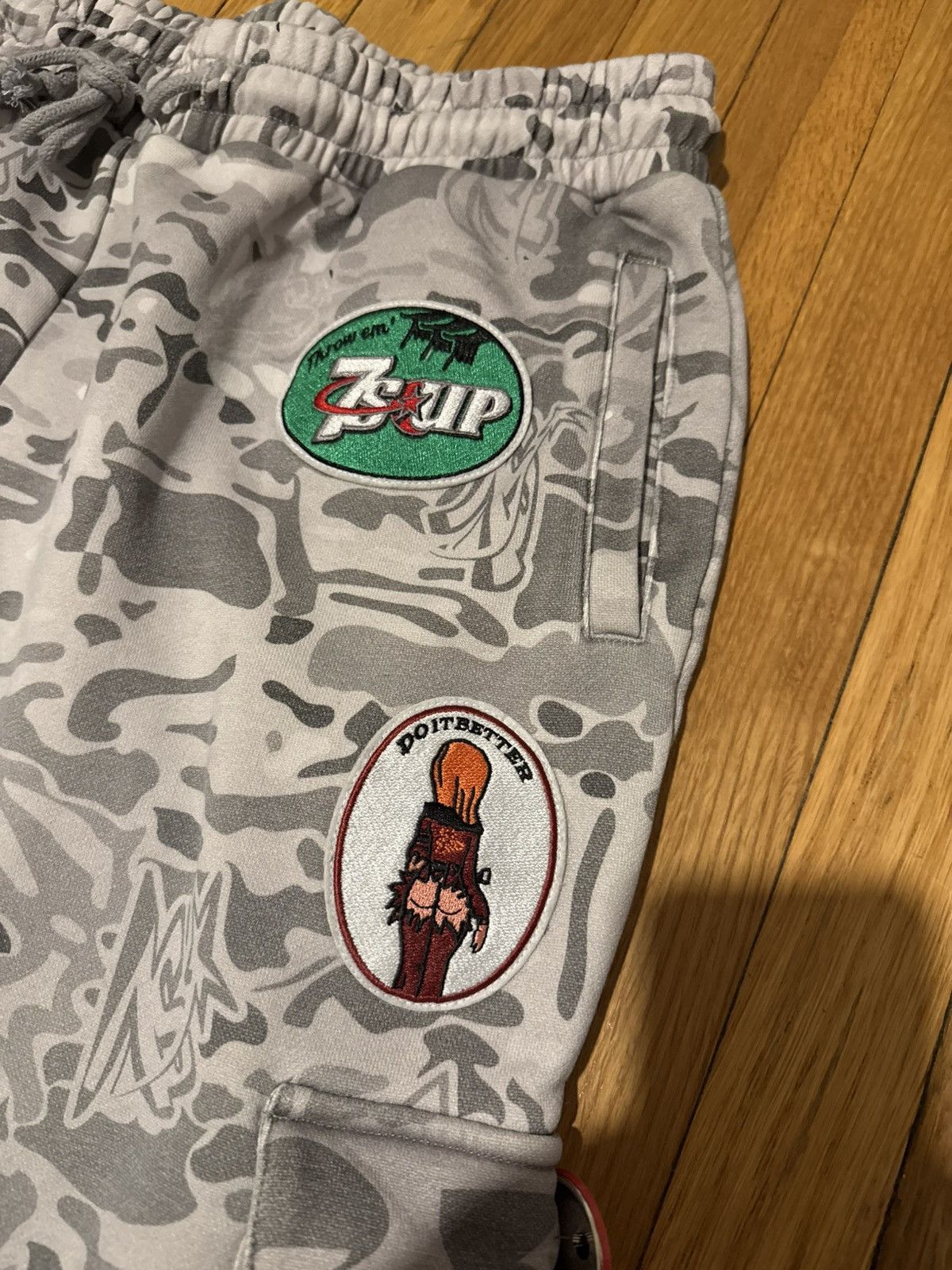 TRIPLE SEVENS Triple sevens camo hybrid cargo sweatpants Size US 36 / EU 52 - 6 Thumbnail