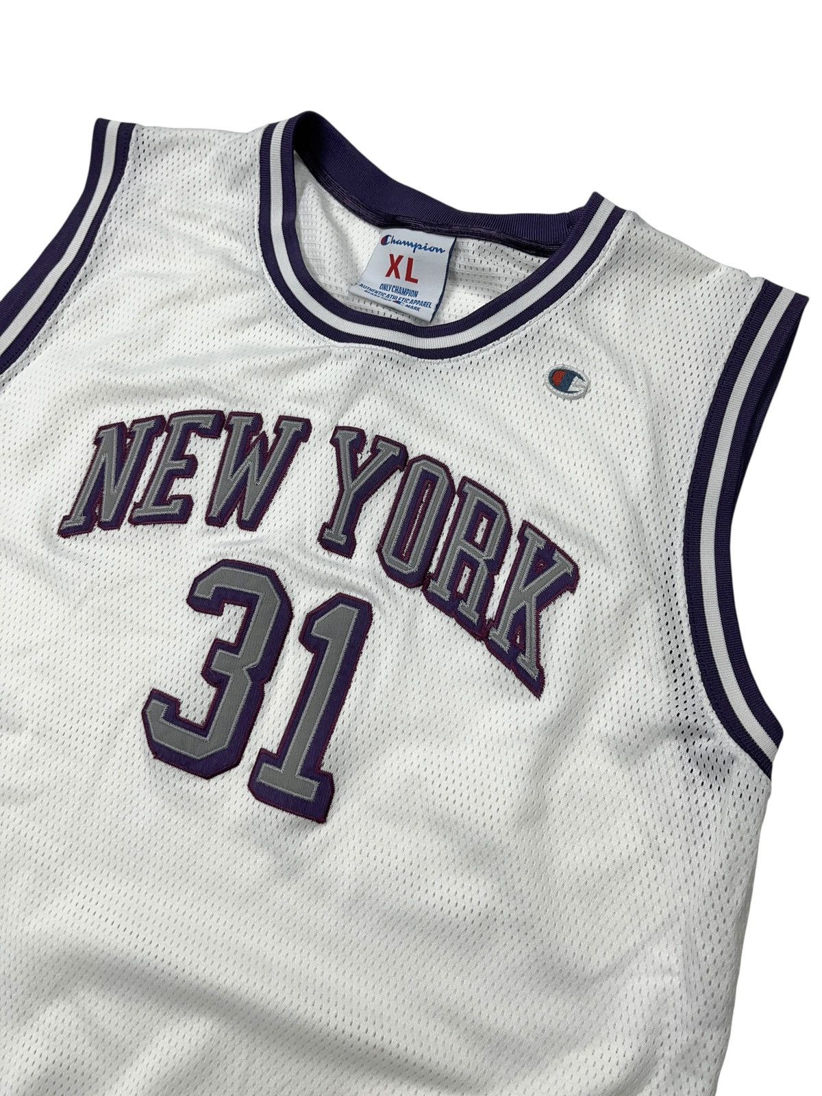 Champion Vintage Champion New York #31 Mesh Jersey NBA Jordan y2k Size US XL / EU 56 / 4 - 2 Thumbnail