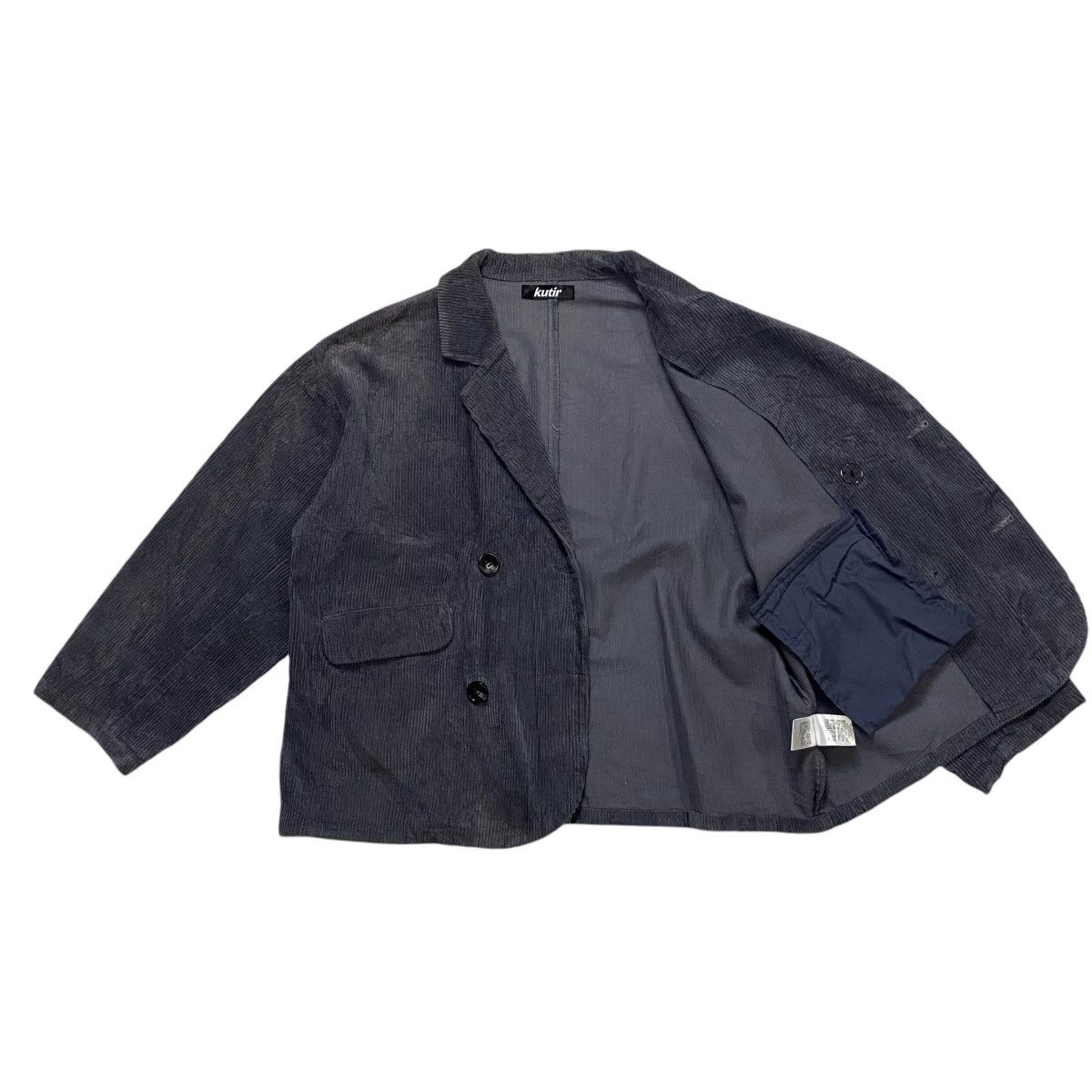 If Six Was Nine × Japanese Brand Kutir Double Breasted corduroy oversize jacket Size L / US 10 / IT 46 - 2 Thumbnail