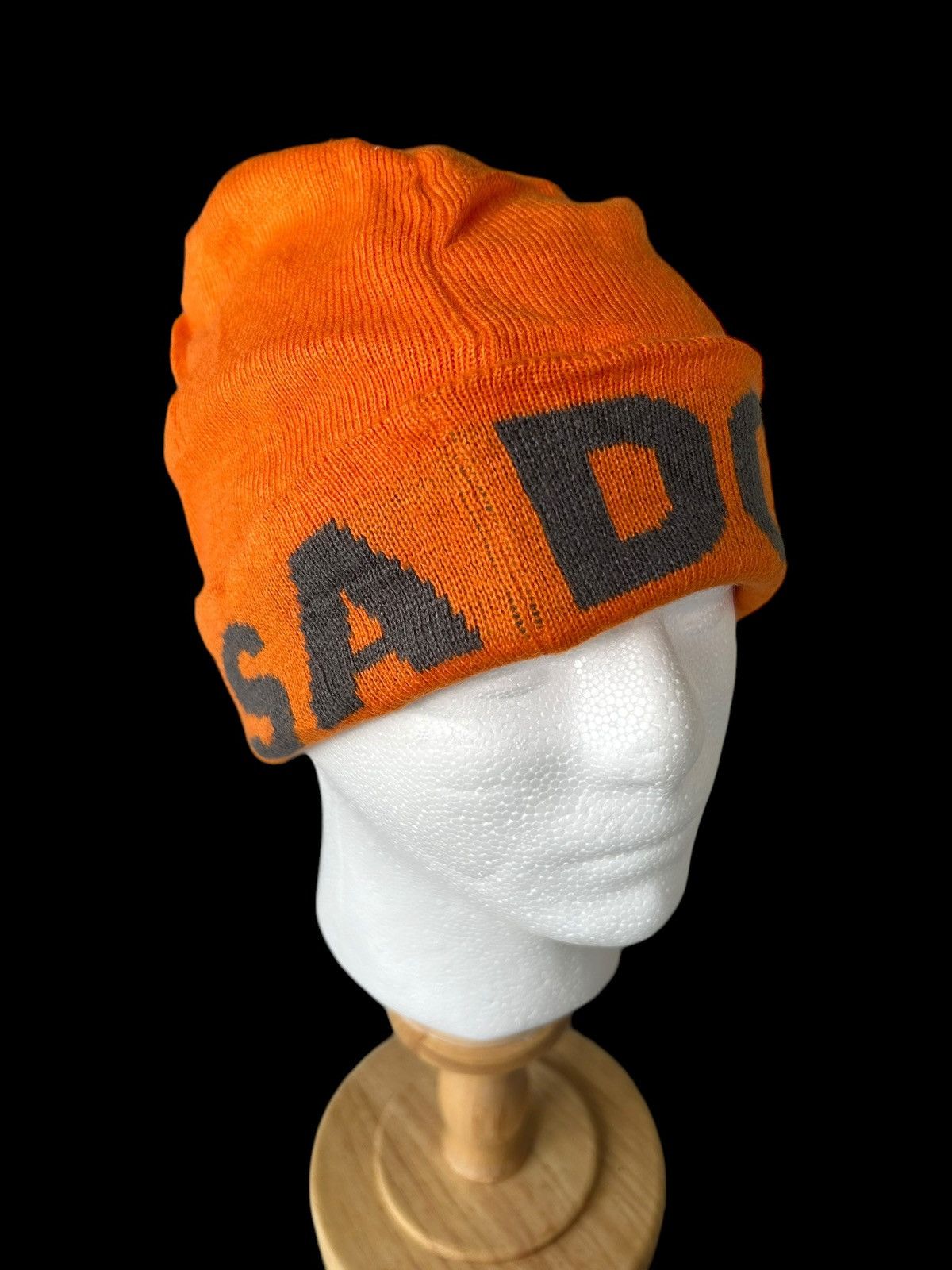 Japanese Brand × Vintage DcShoe Usa Big Logo Orange Beanie Hats snowcap Size ONE SIZE - 5 Thumbnail